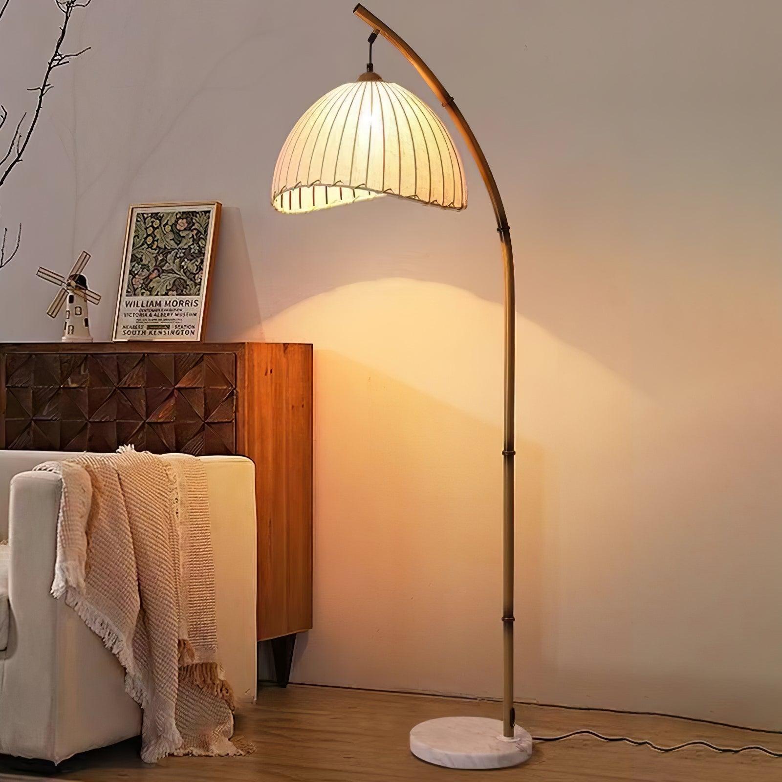Liveno Minimalist Marble Floor Lamp