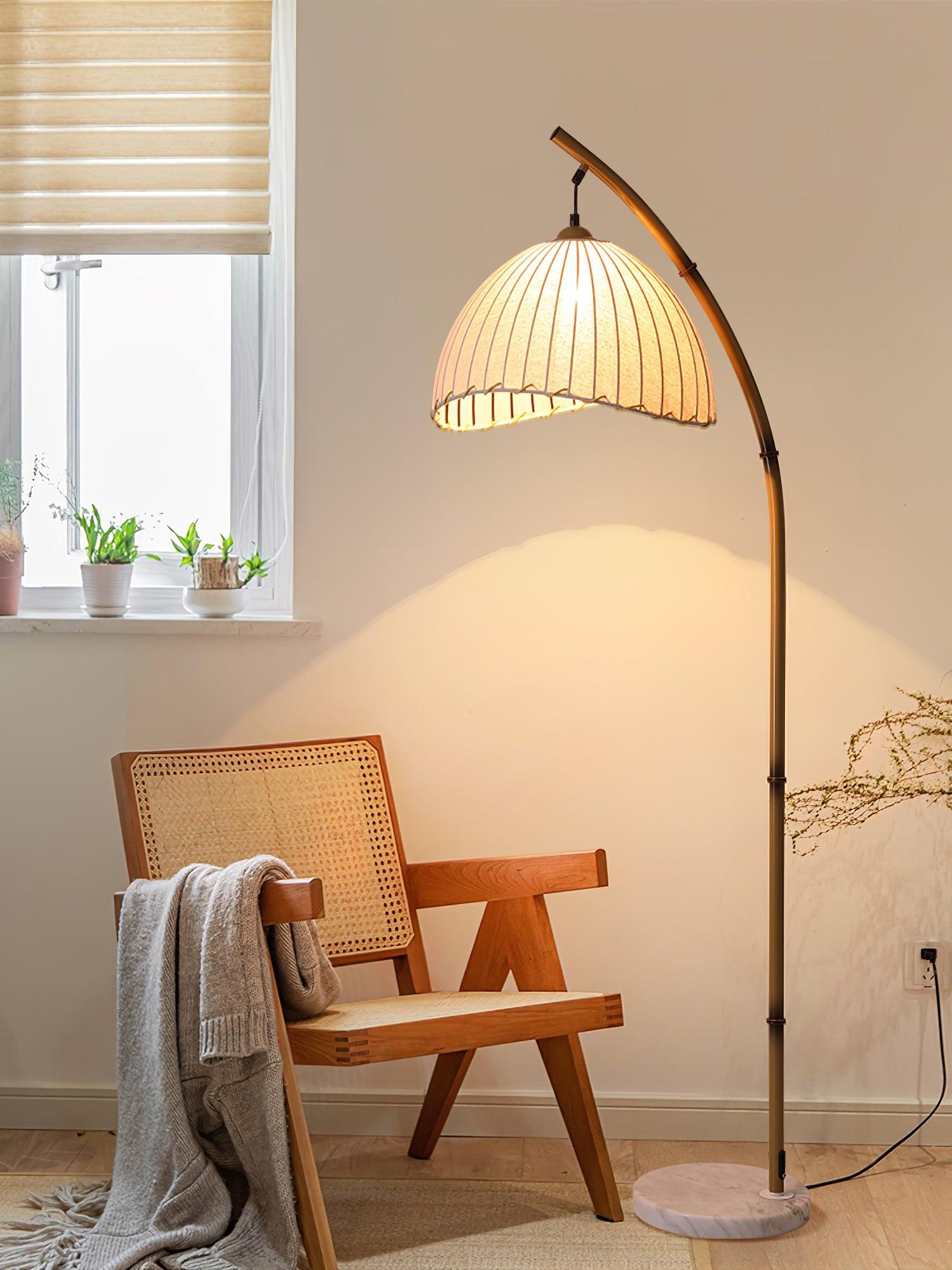 Liveno Minimalist Marble Floor Lamp