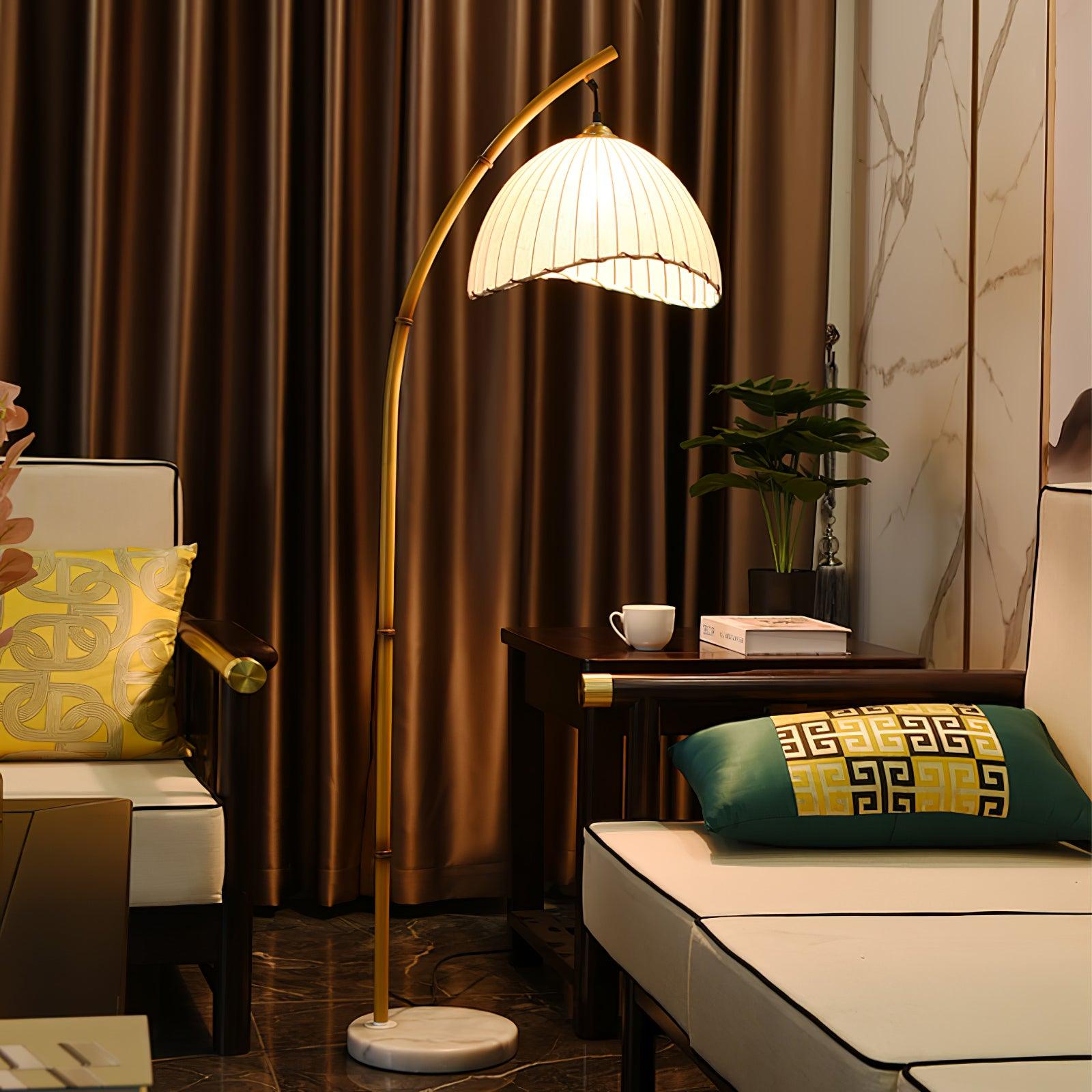 Liveno Minimalist Marble Floor Lamp