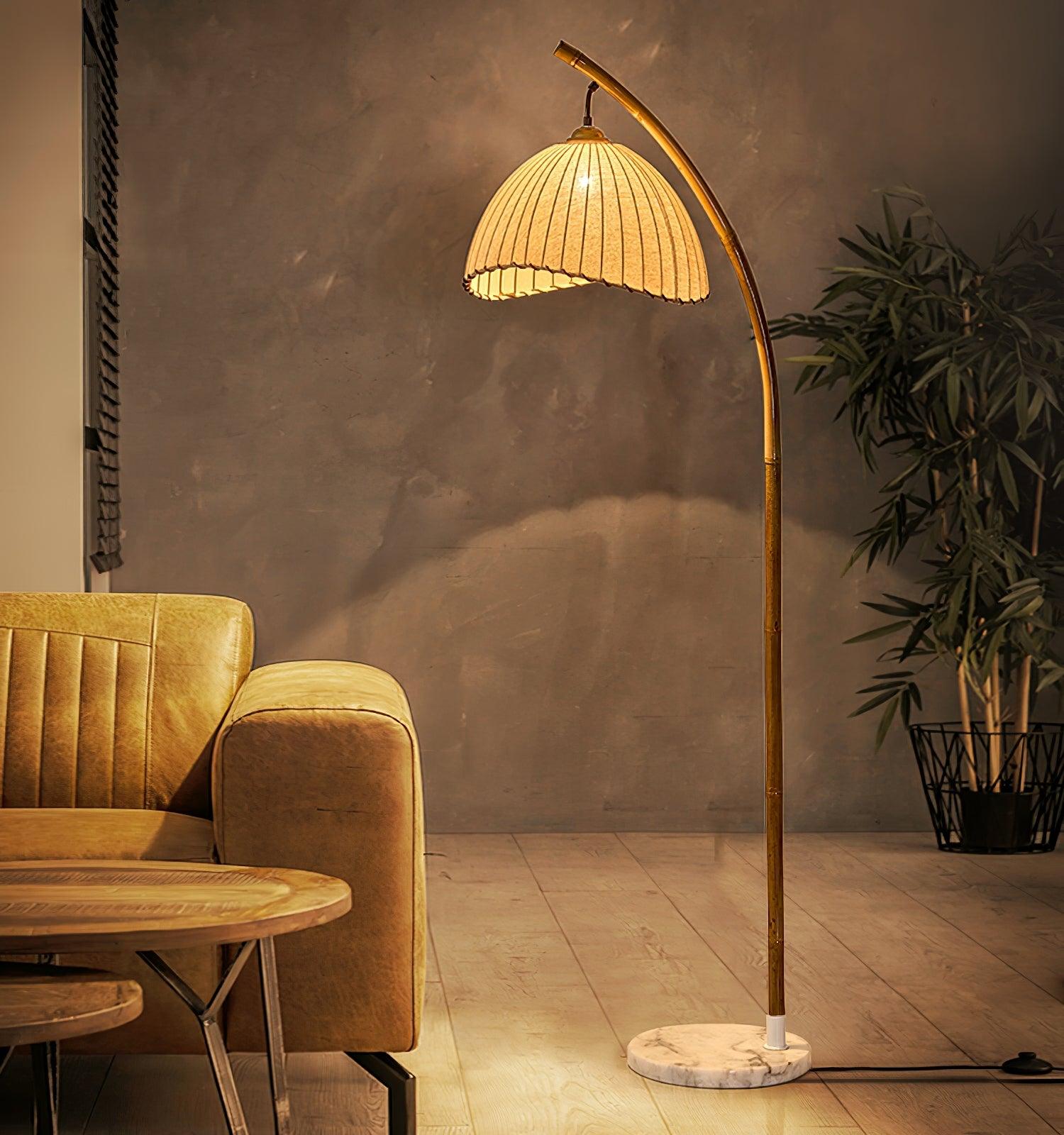 Liveno Minimalist Marble Floor Lamp