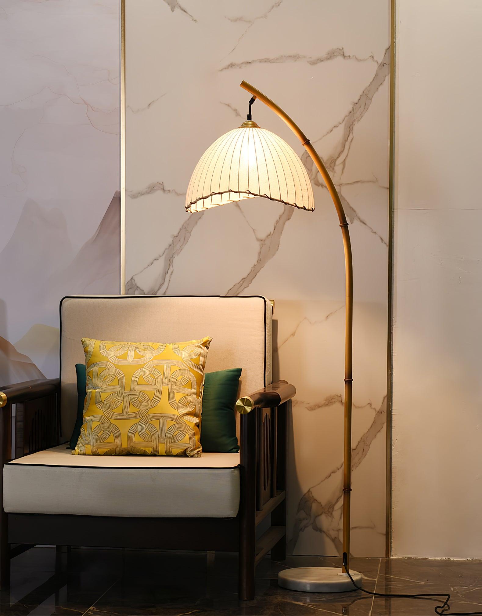 Liveno Minimalist Marble Floor Lamp