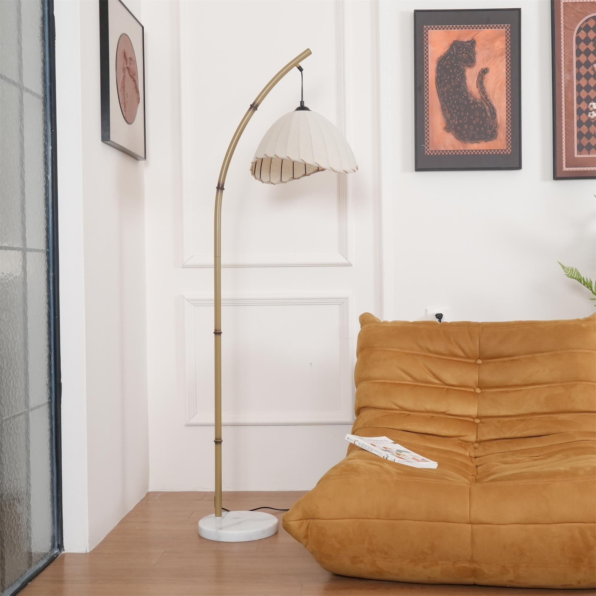 Liveno Minimalist Marble Floor Lamp