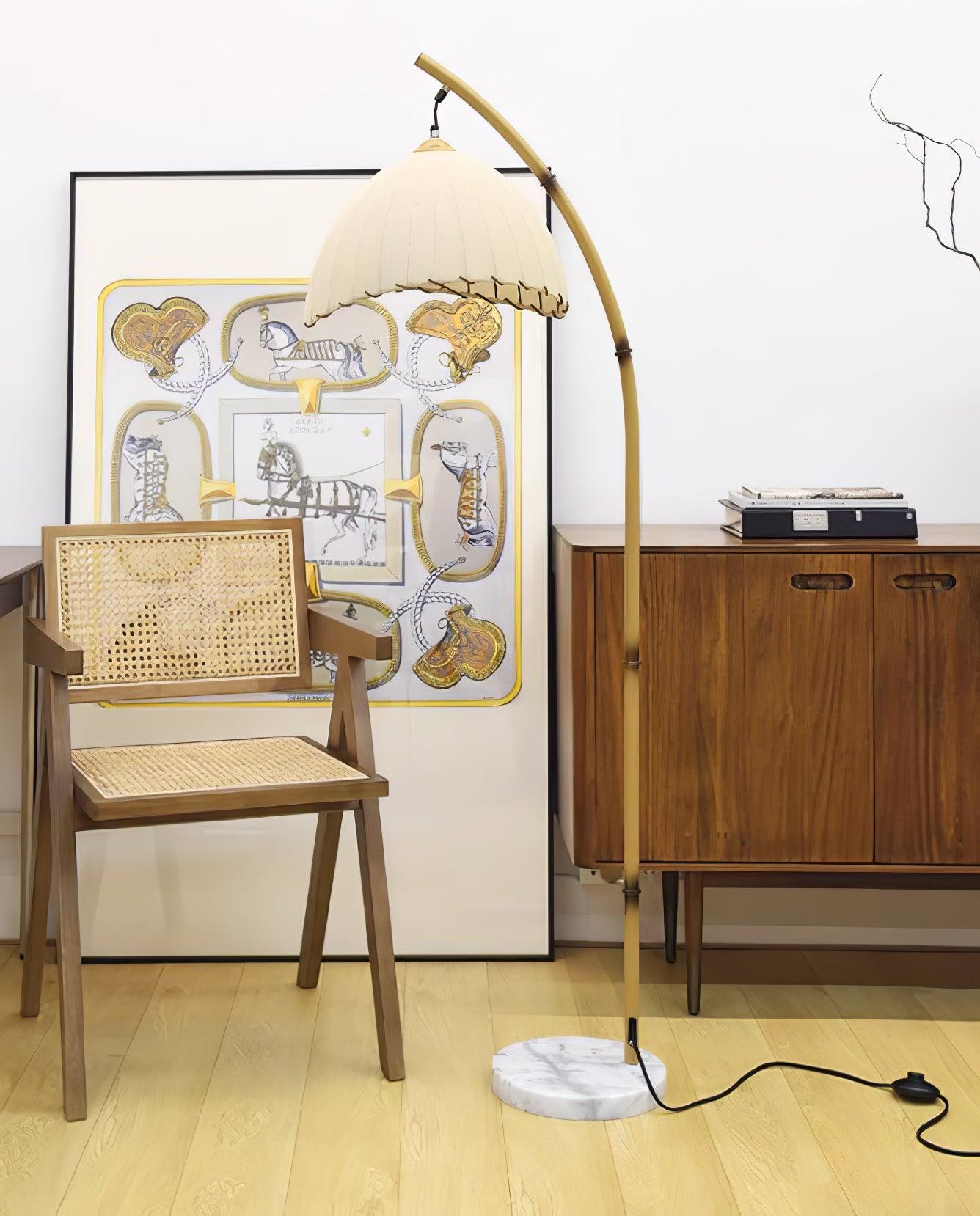 Liveno Minimalist Marble Floor Lamp