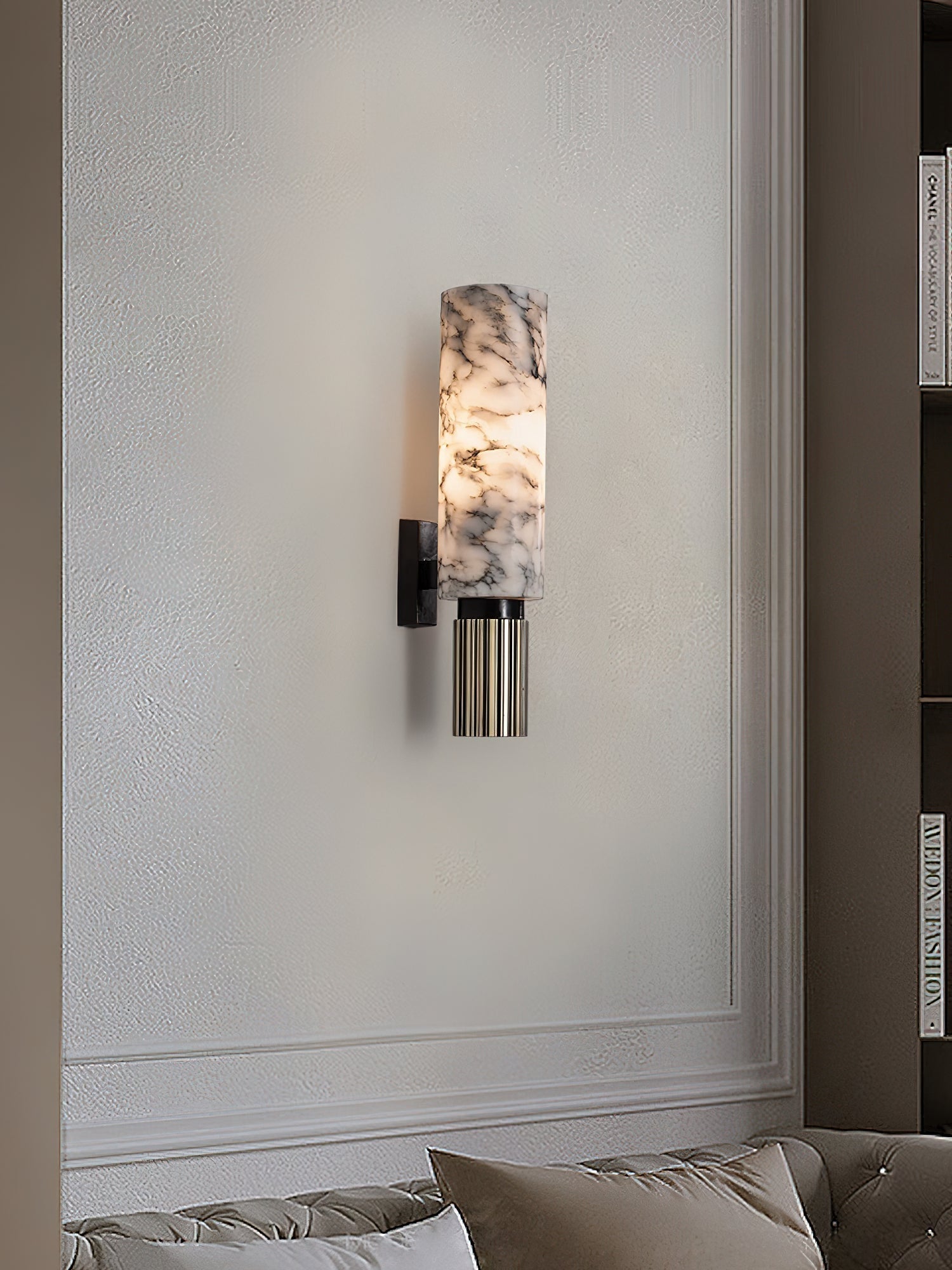 Olnoreth Modern Minimalist Alabaster Wall Lamp