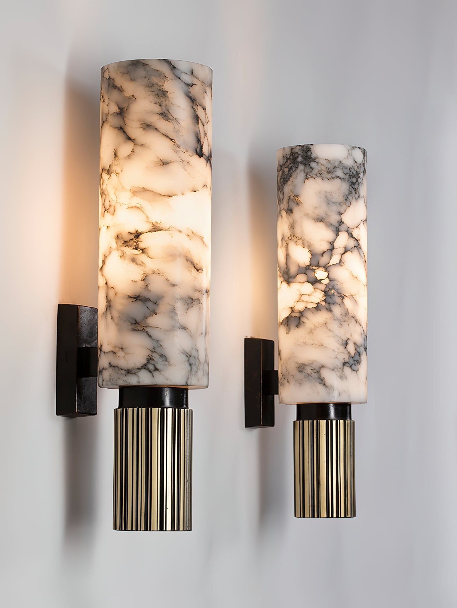 Olnoreth Modern Minimalist Alabaster Wall Lamp