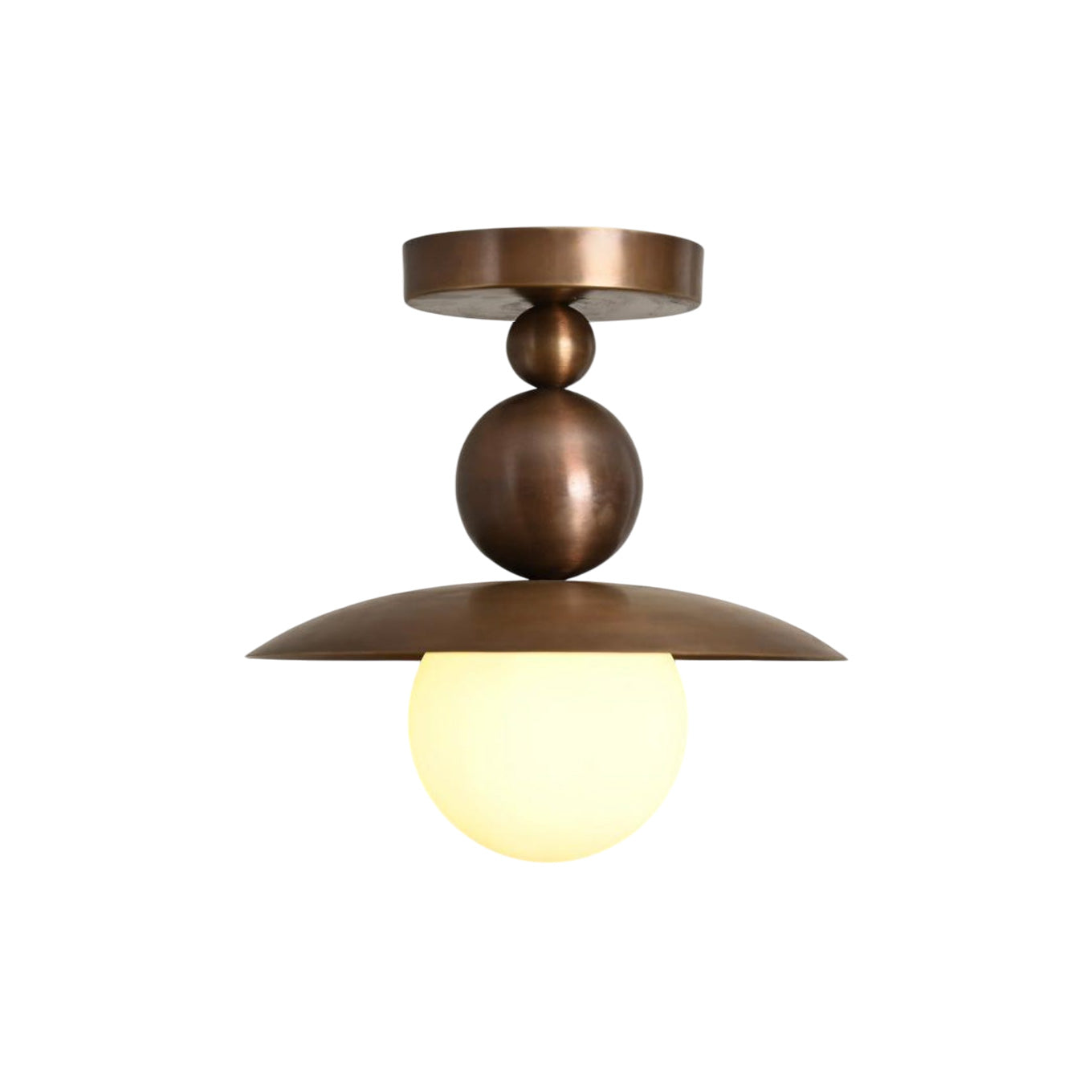 Clairfield Alabaster Flush Mount Ceiling Light