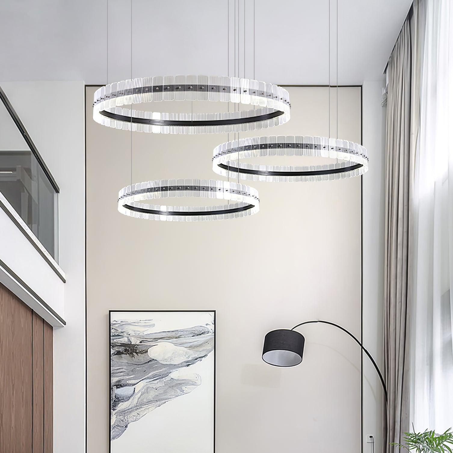 Kynell Chandelier Saturno LED with Acrylic Blocks