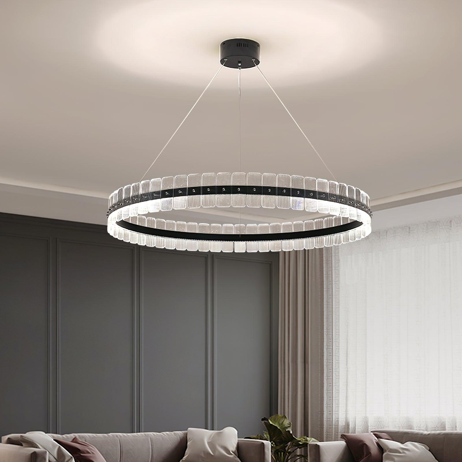 Kynell Chandelier Saturno LED with Acrylic Blocks