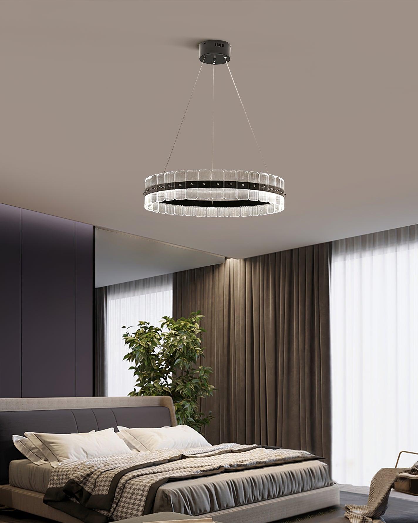 Kynell Chandelier Saturno LED with Acrylic Blocks