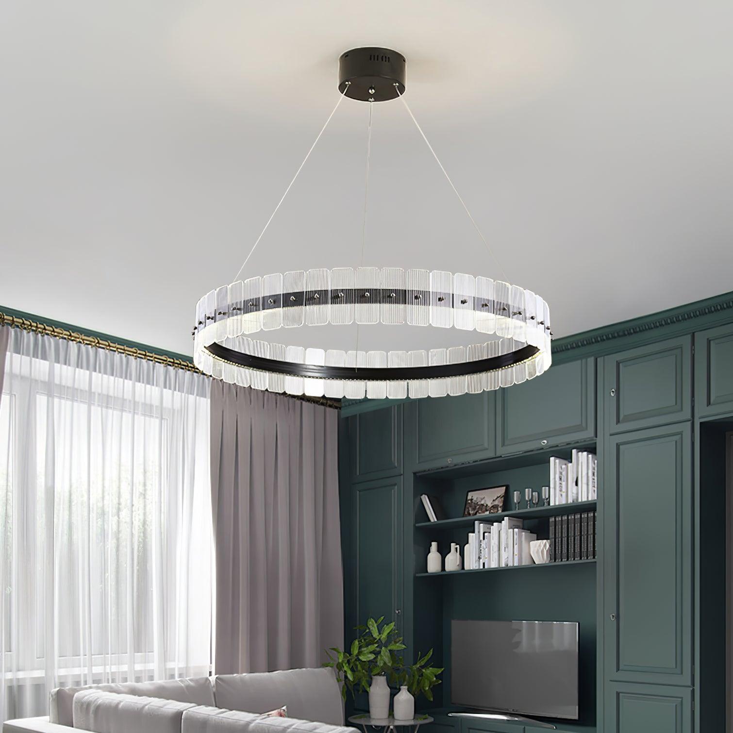 Kynell Chandelier Saturno LED with Acrylic Blocks