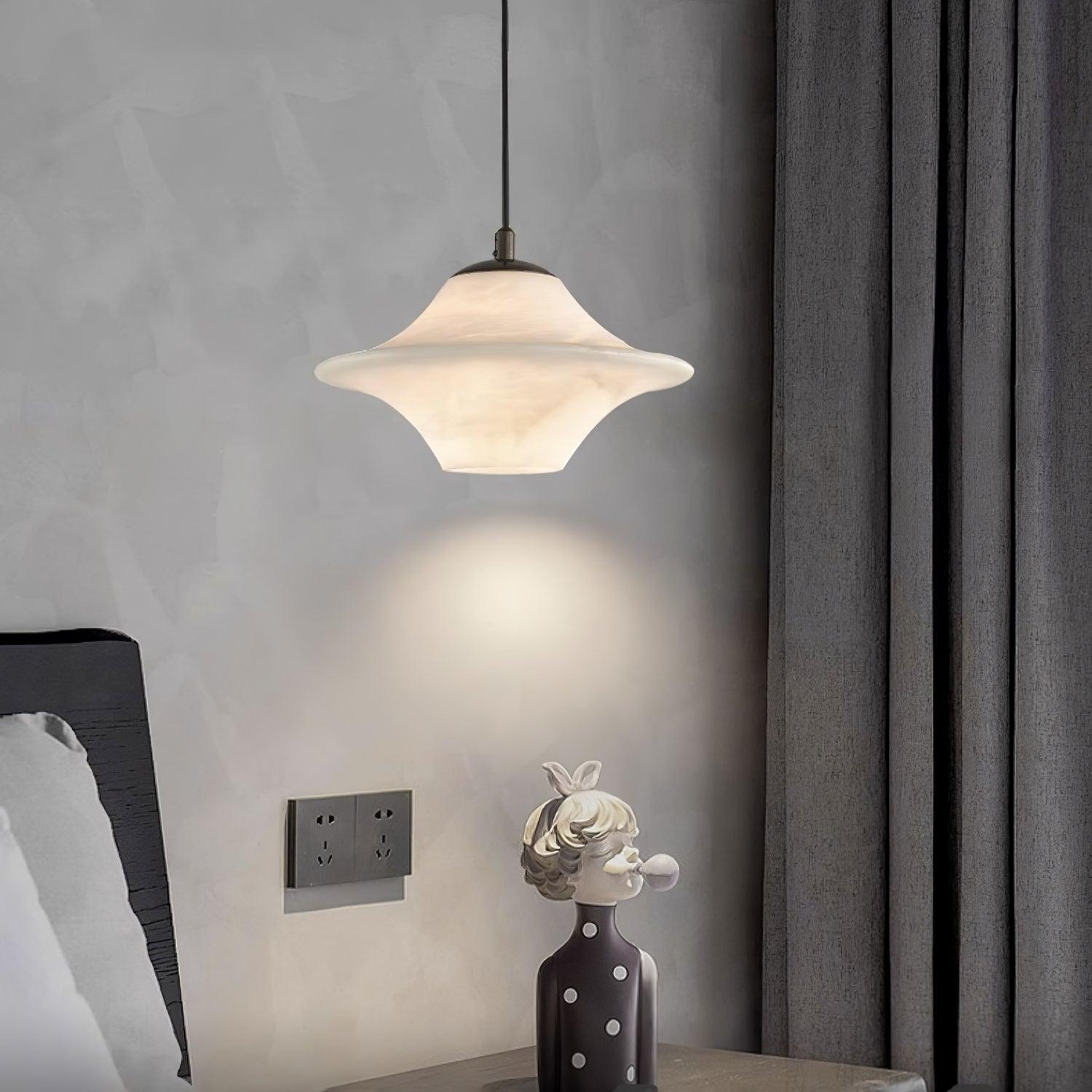 Elvina Alabaster Pendant Light