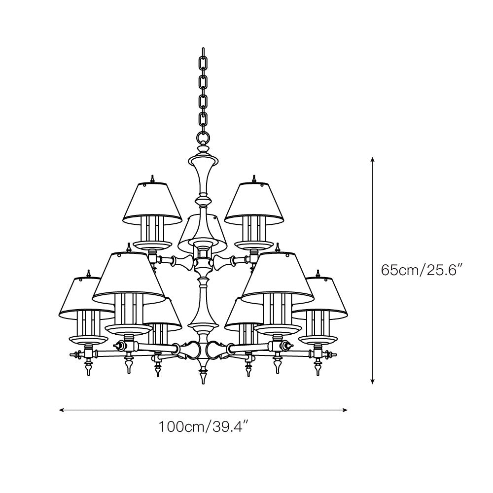 Comarion Vintage Traditional Chandelier