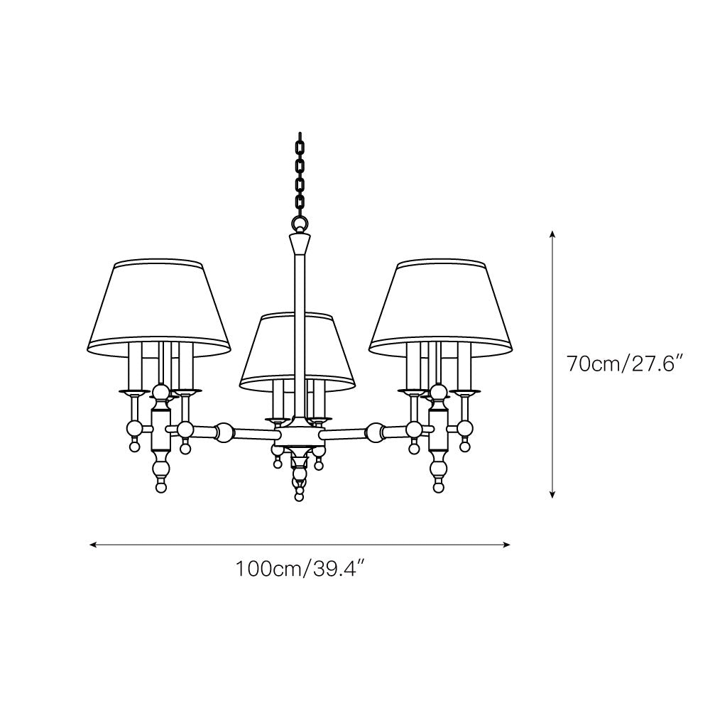 Comarion Vintage Traditional Chandelier
