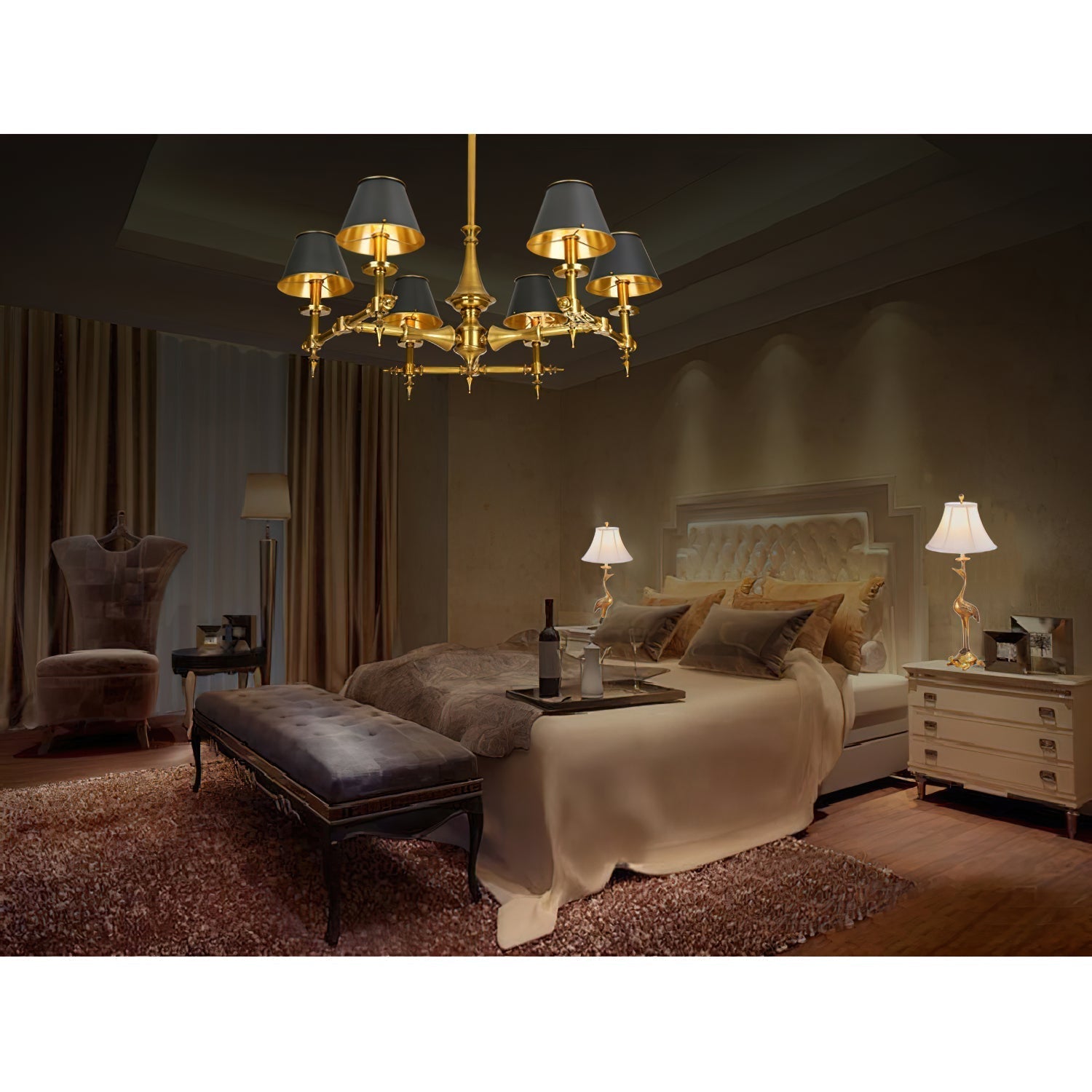 Comarion Vintage Traditional Chandelier