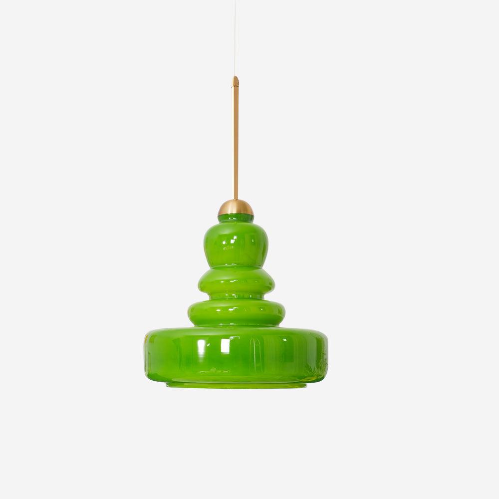 Eiraenne Pendant Lamp Schoolhouse Glass Layers for Living Room