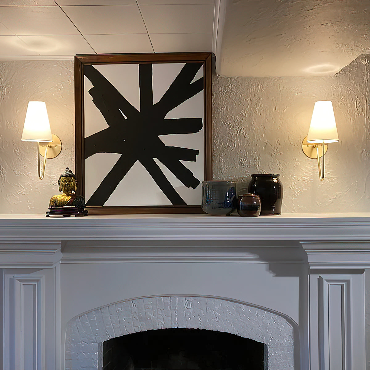 Nerafield Brass Indoor Wall Light