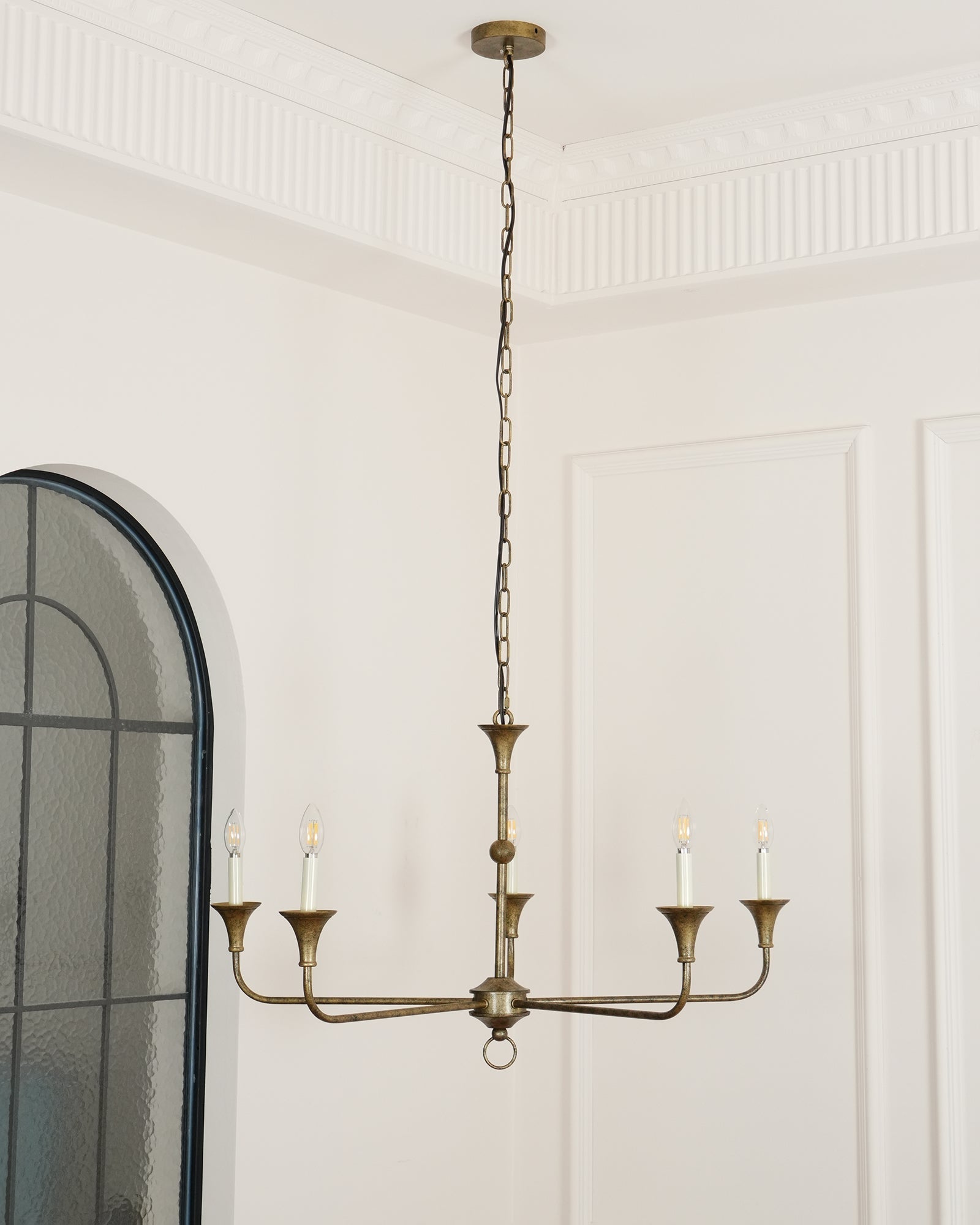 Lustra Candle Chandelier Elegant - Neutral Decor