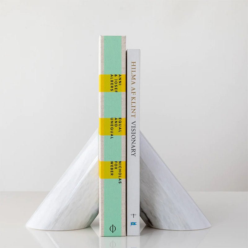 Bastion Sculpted Marble Bookends