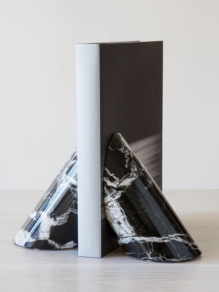 Bastion Sculpted Marble Bookends