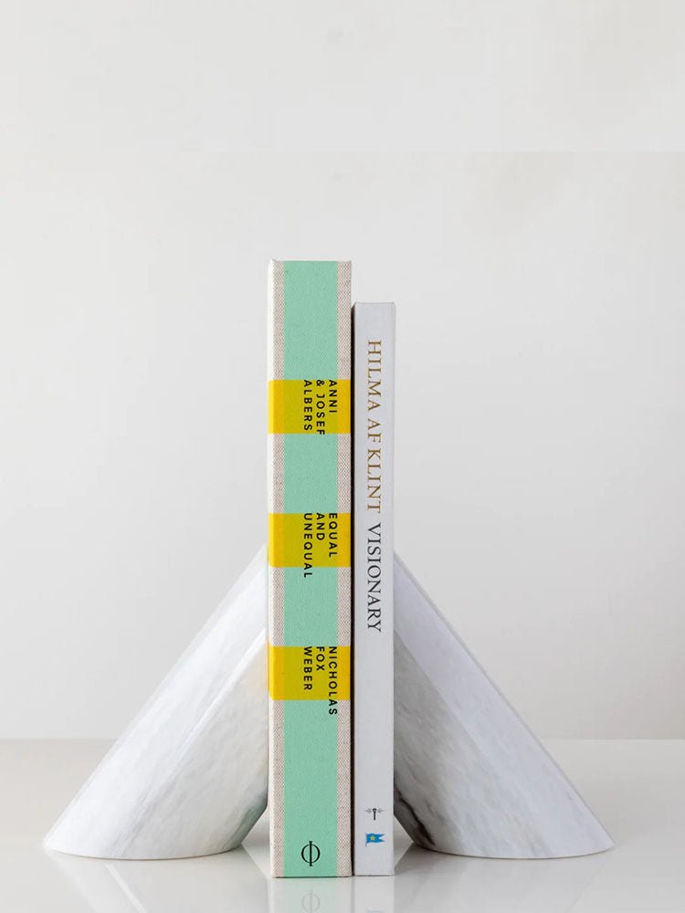 Bastion Sculpted Marble Bookends