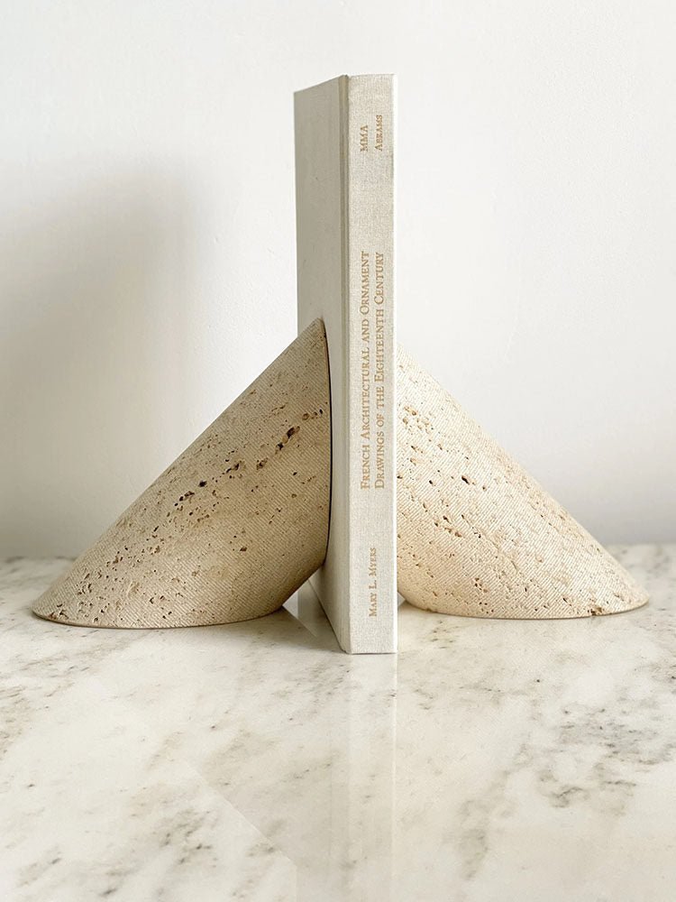 Bastion Sculpted Marble Bookends
