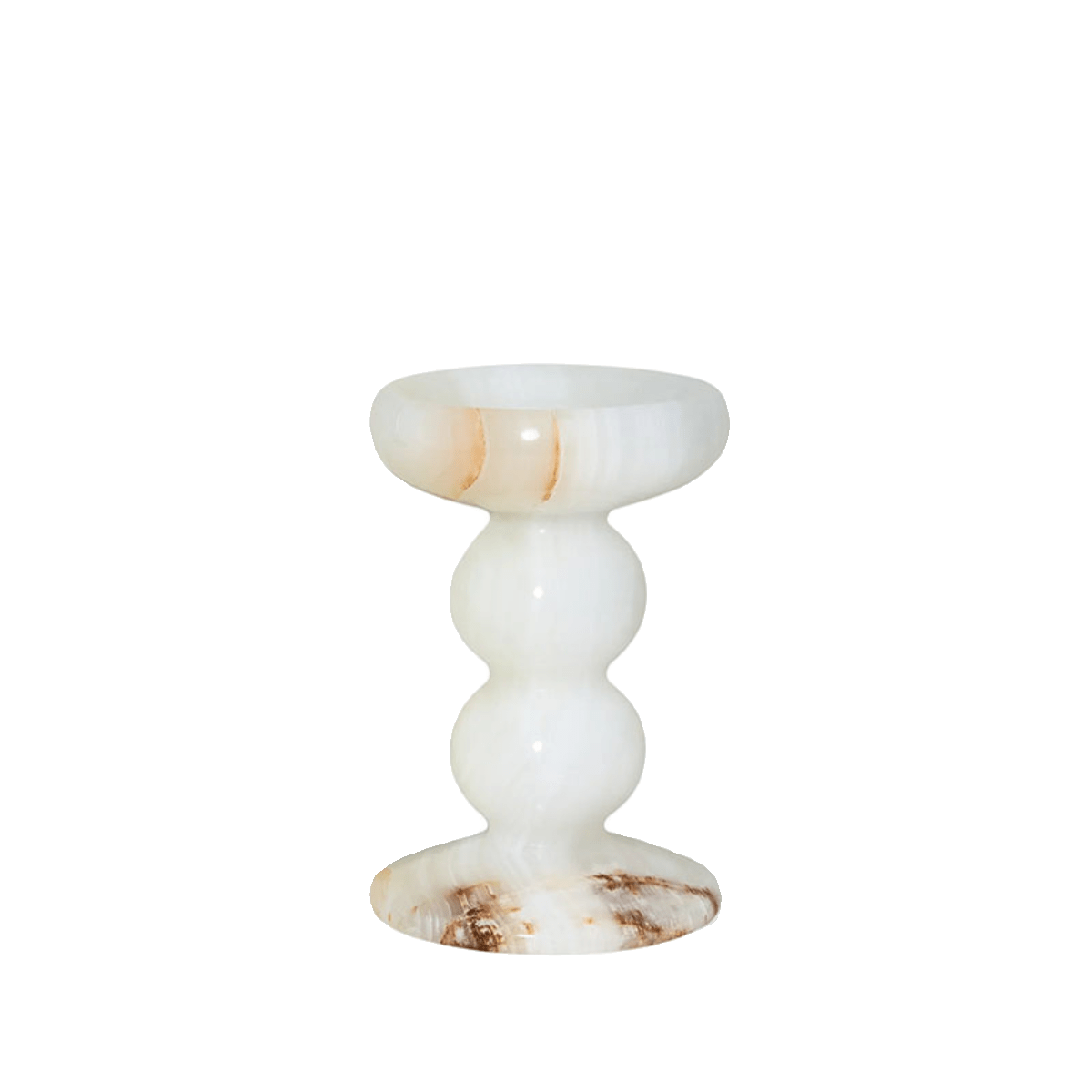 Totem jade Candle Holder