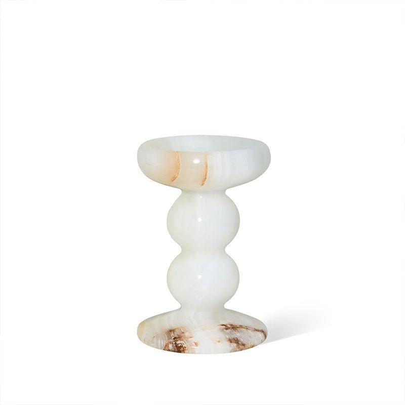 Totem jade Candle Holder