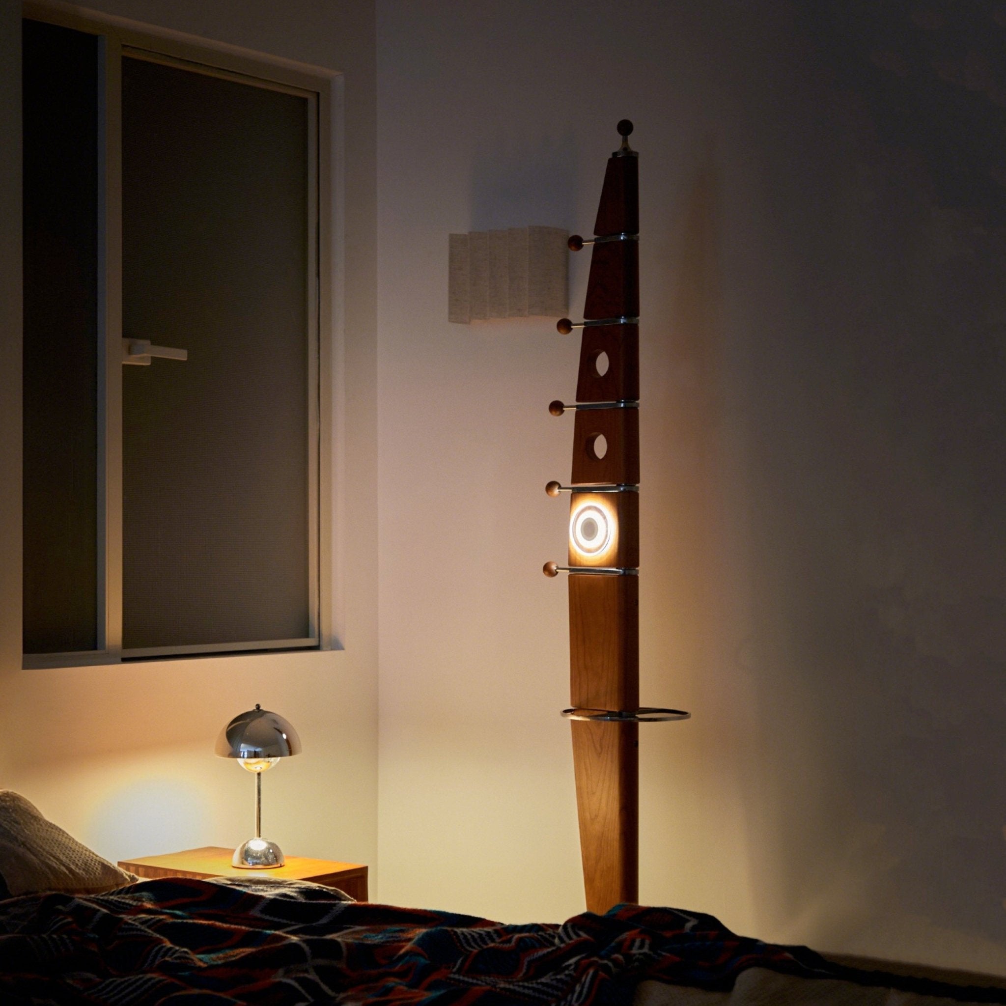 Sculptural Wood Coat Tree