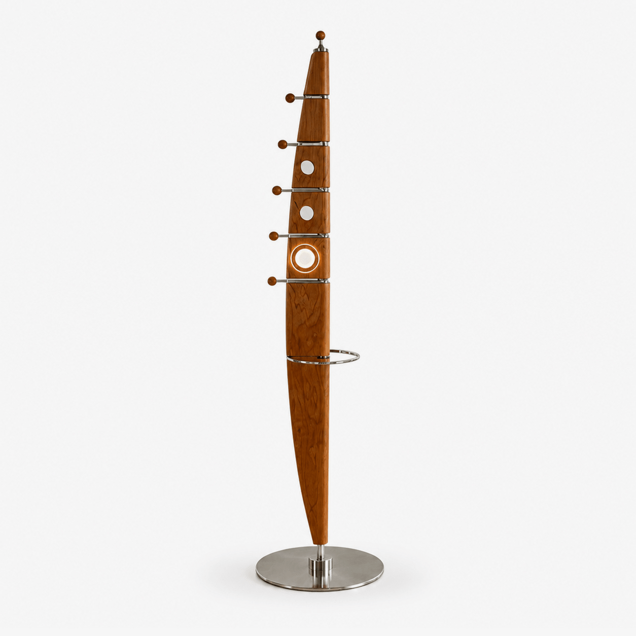 Sculptural Wood Coat Tree