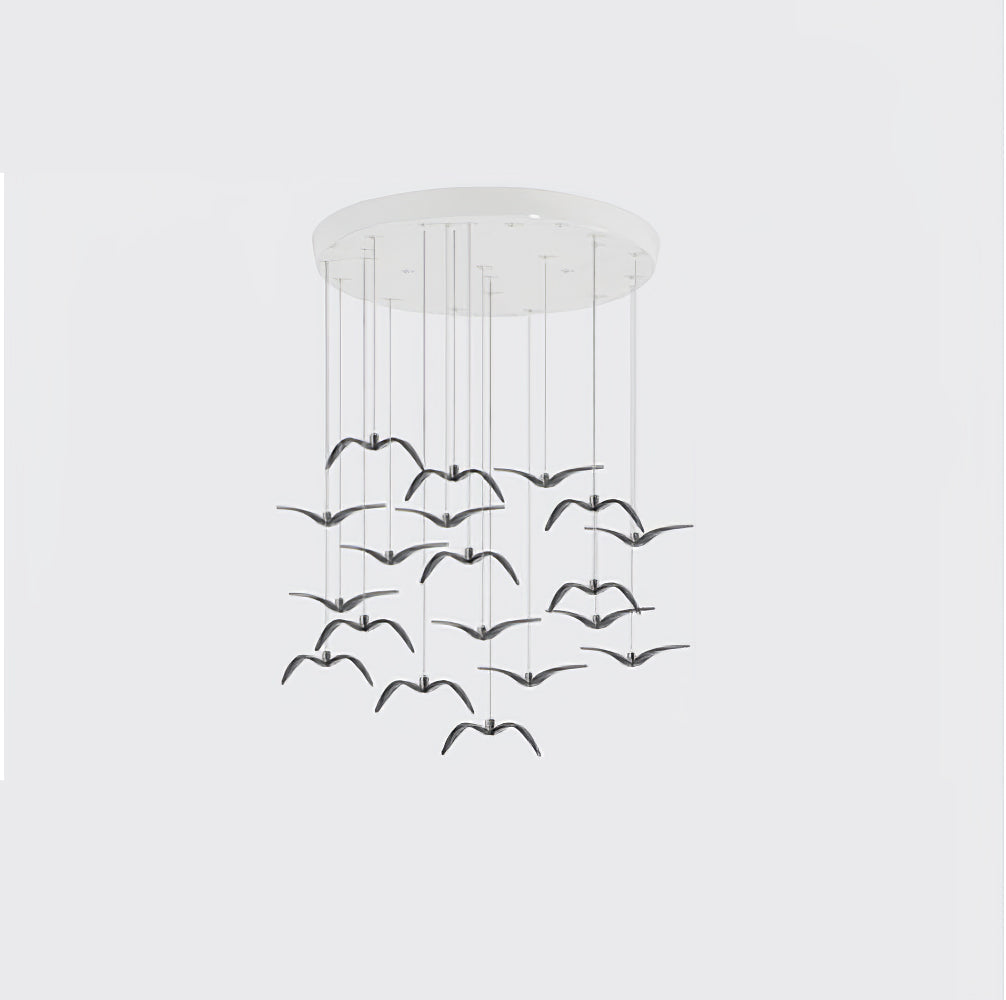 Ivoren Pendant Lamp Bird Wings for Living Room
