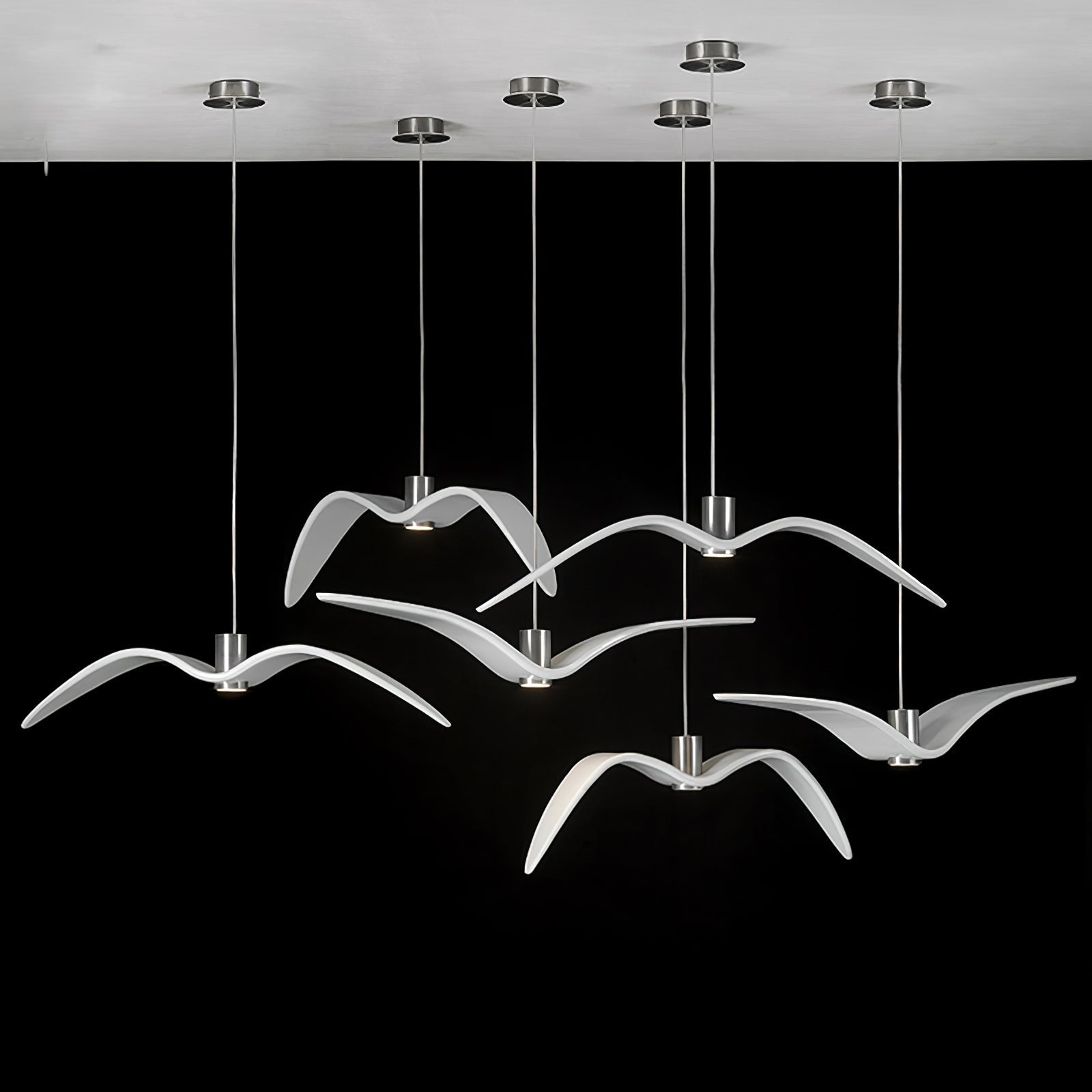 Ivoren Pendant Lamp Bird Wings for Living Room