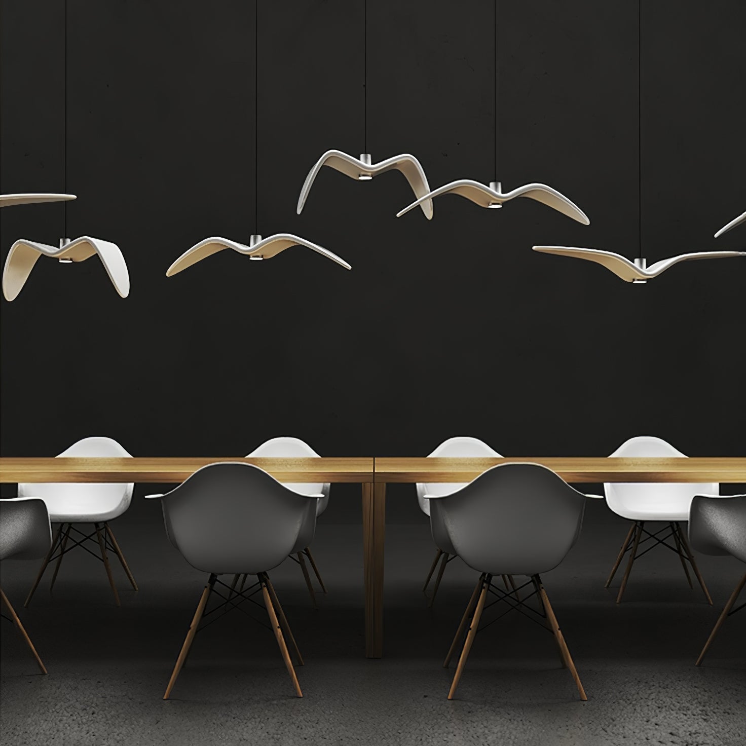Ivoren Pendant Lamp Bird Wings for Living Room
