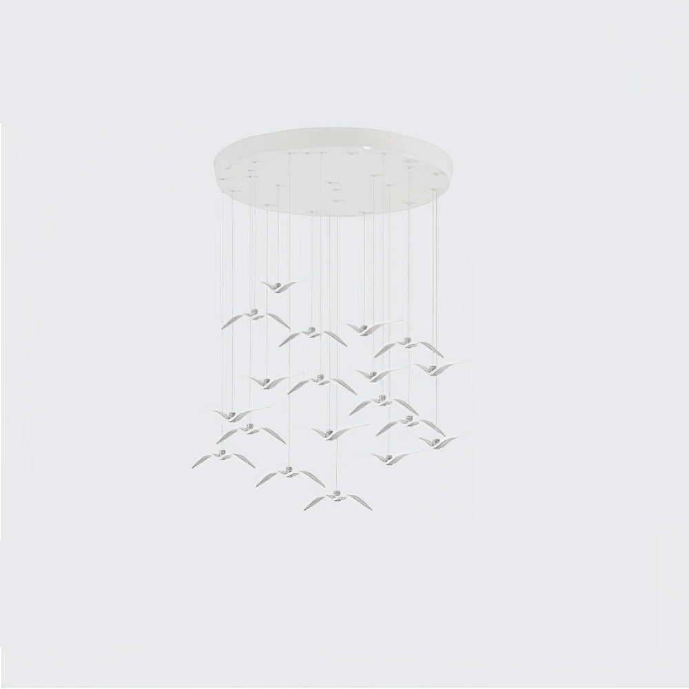 Ivoren Pendant Lamp Bird Wings for Living Room