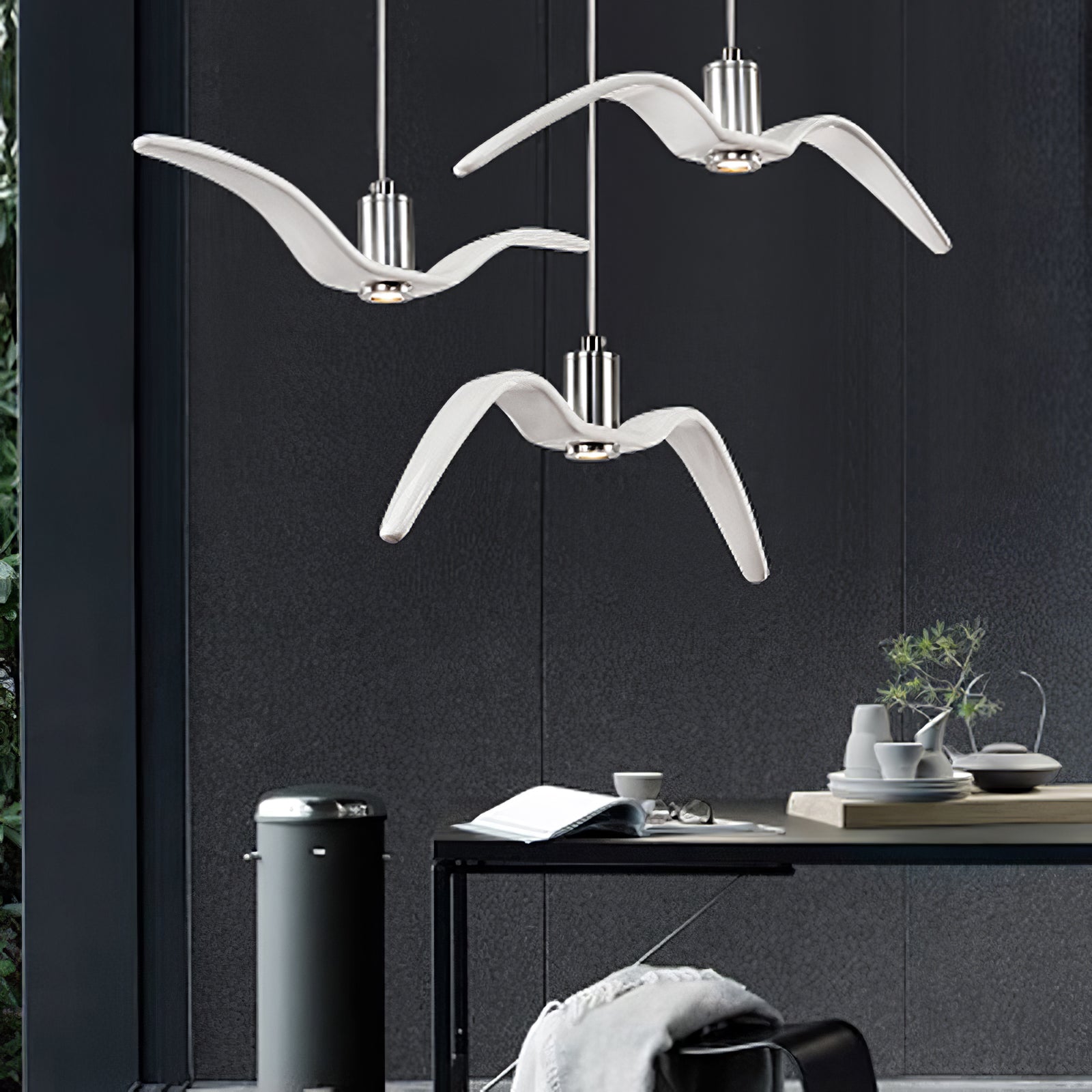 Ivoren Pendant Lamp Bird Wings for Living Room