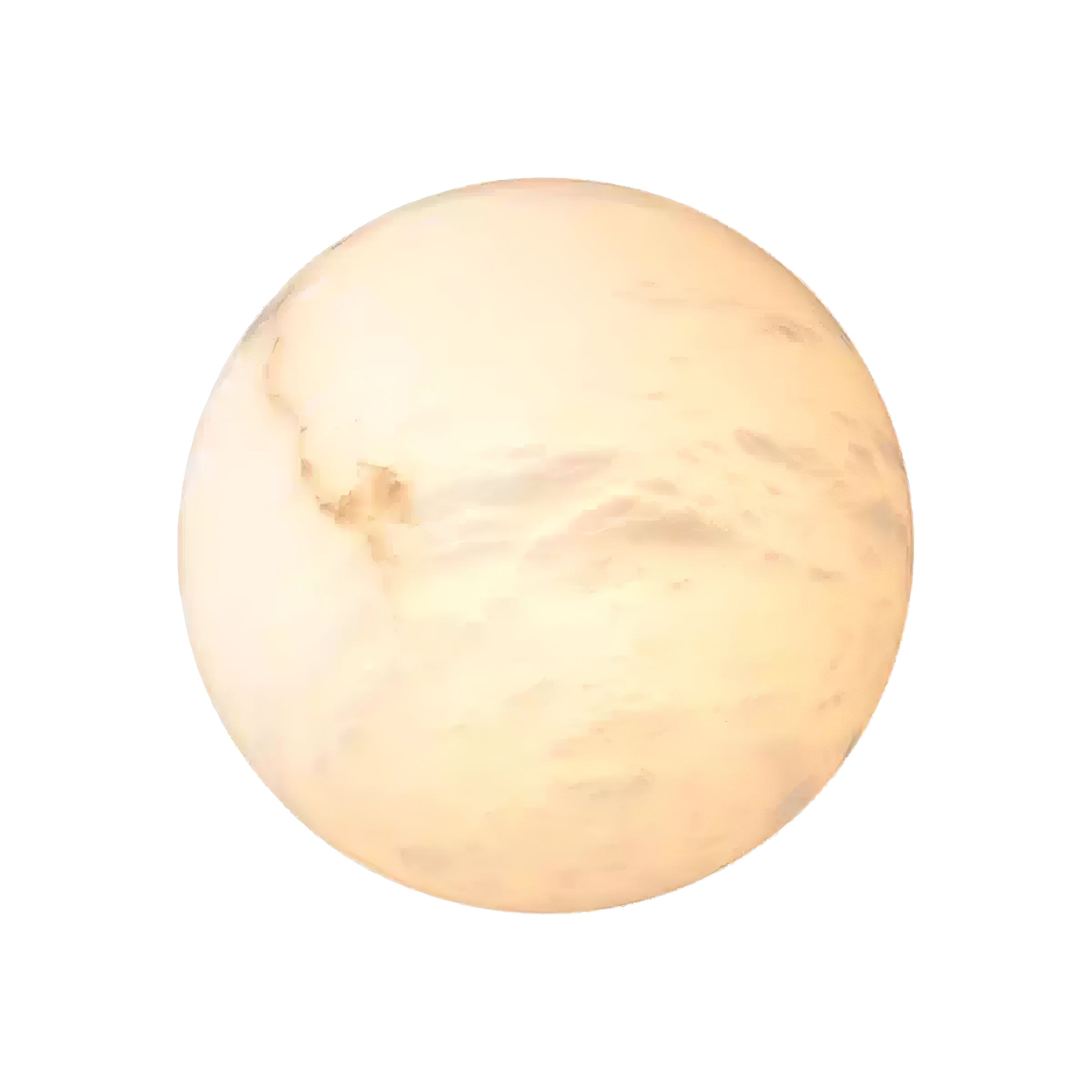Elvar Semicircular Minimalist Alabaster Ceiling Light