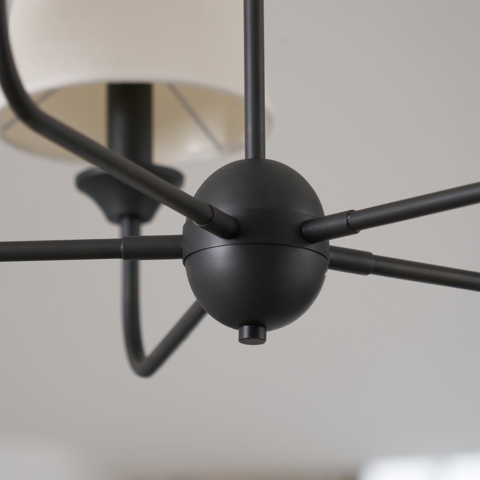 Zesorel Vintage Industrial Fabric Chandelier