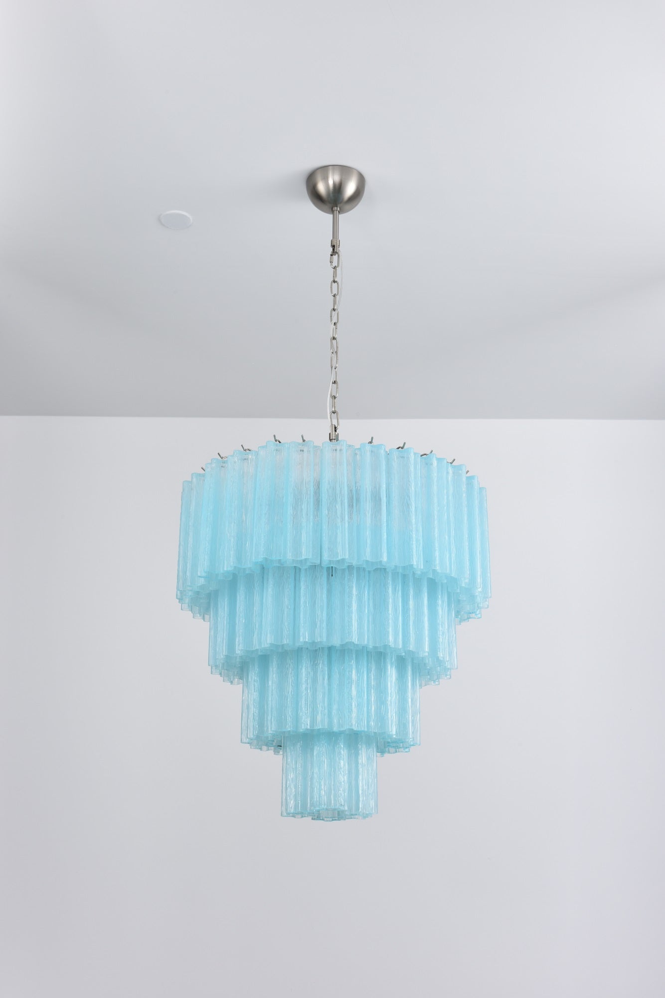 Velanora Chandelier Cascade Layered Glass Elegant Vintage