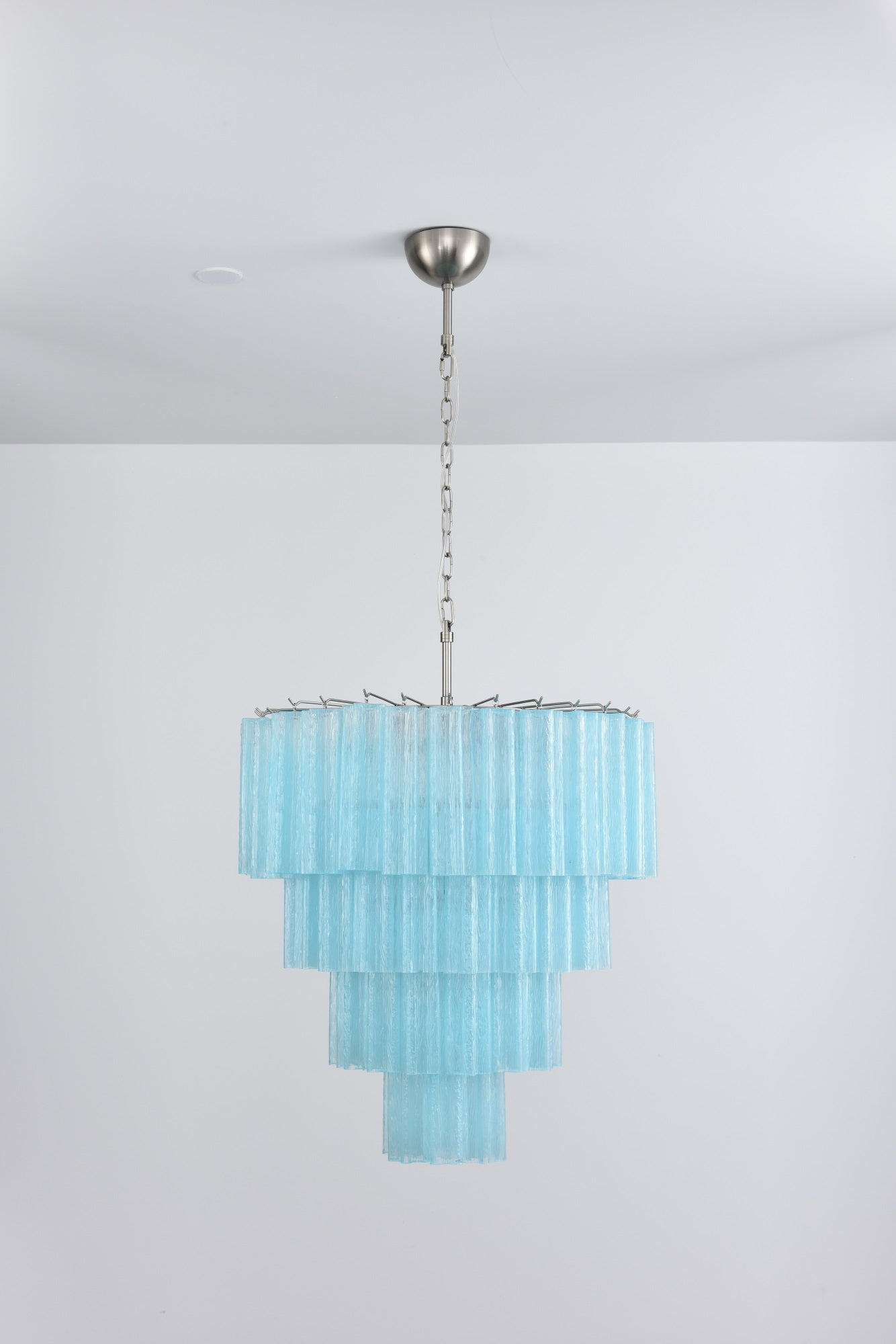 Velanora Chandelier Cascade Layered Glass Elegant Vintage