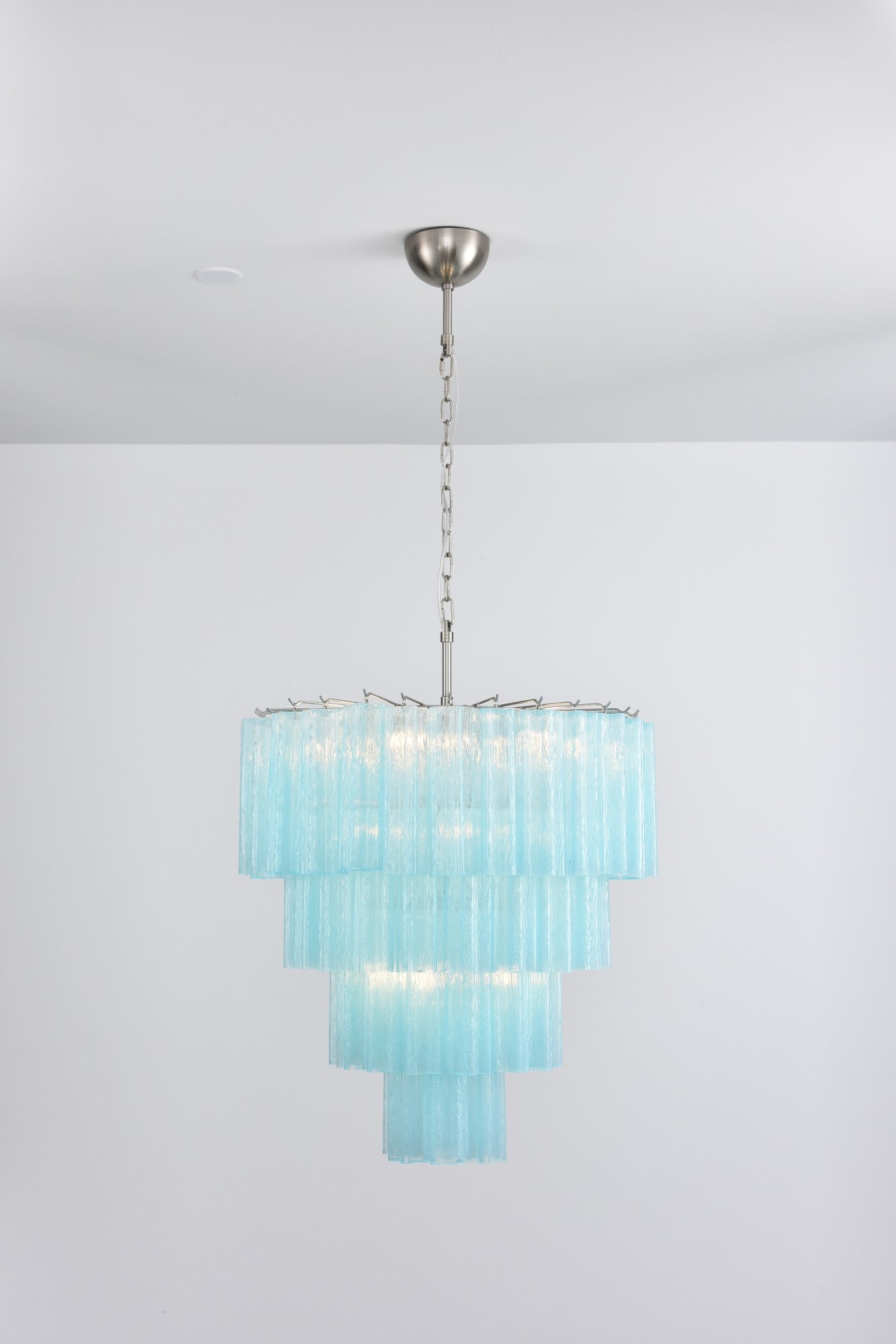 Velanora Chandelier Cascade Layered Glass Elegant Vintage