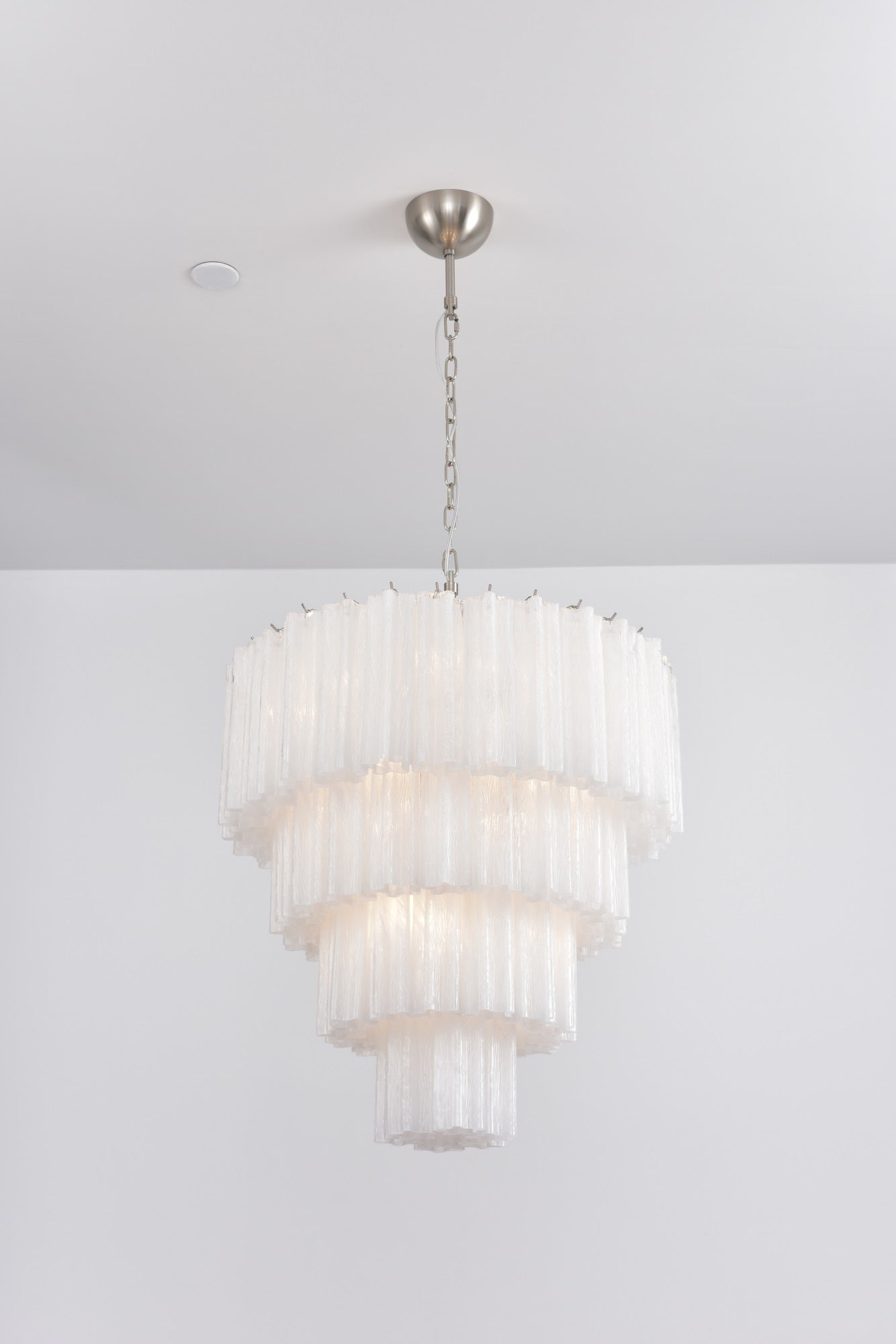 Velanora Chandelier Cascade Layered Glass Elegant Vintage