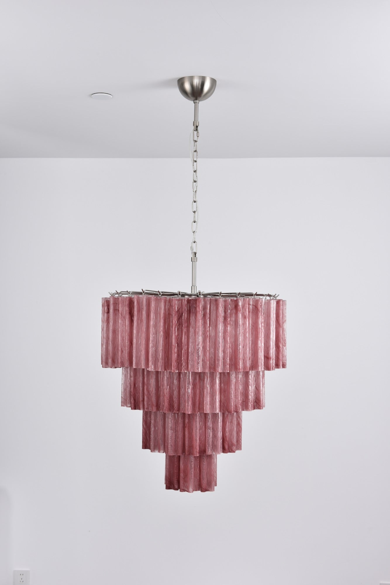 Velanora Chandelier Cascade Layered Glass Elegant Vintage