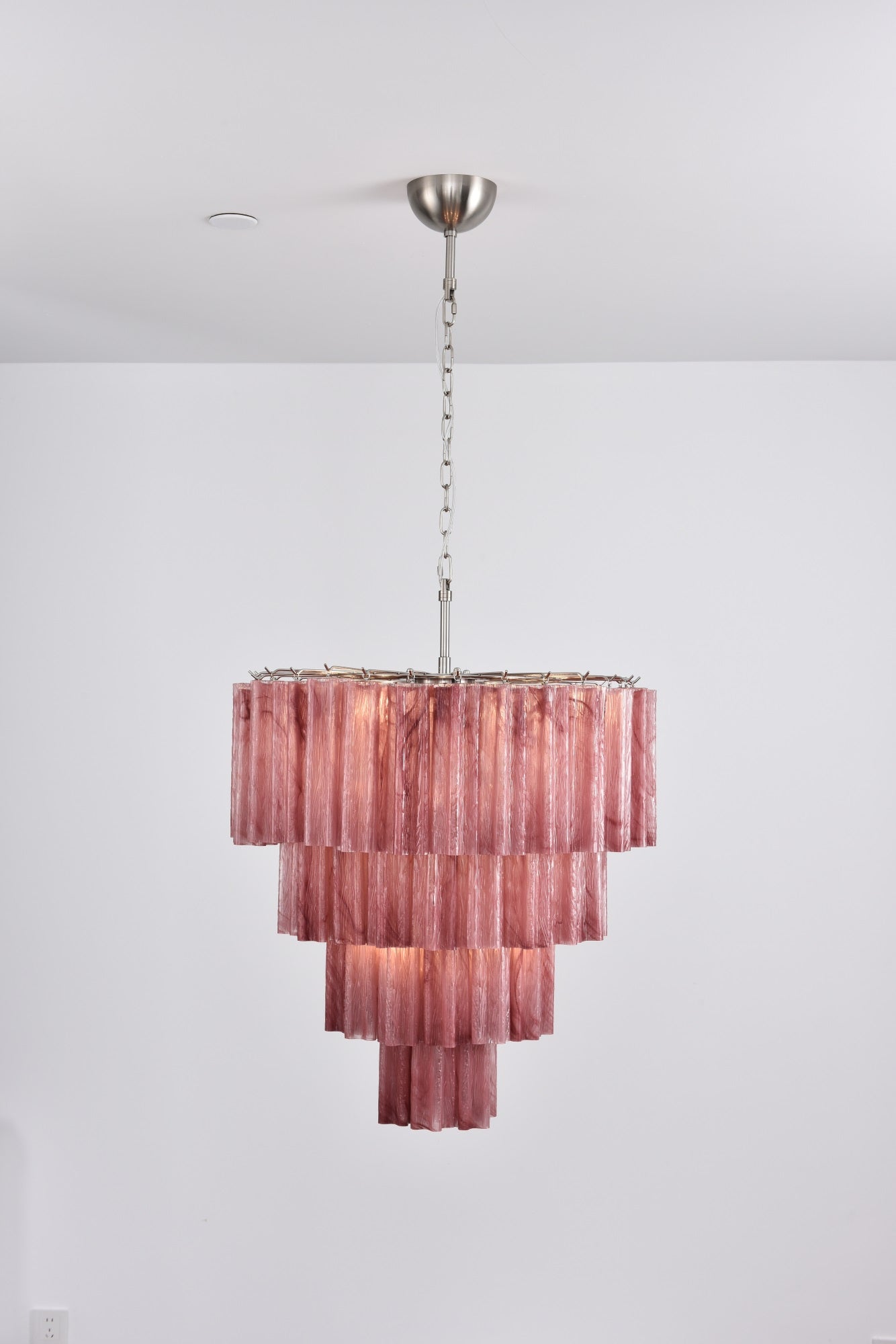 Velanora Chandelier Cascade Layered Glass Elegant Vintage