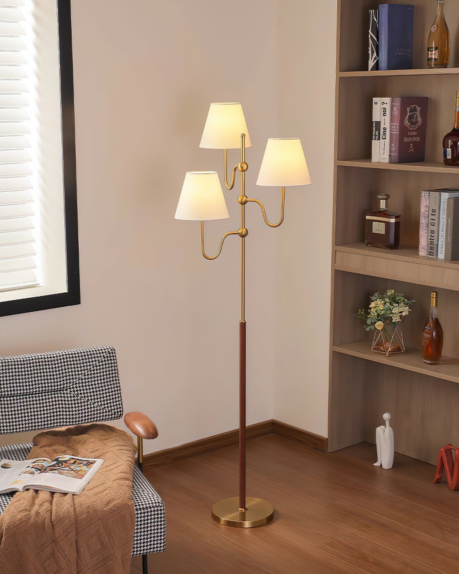 Vevenq Floor Lamp Cloth Shade