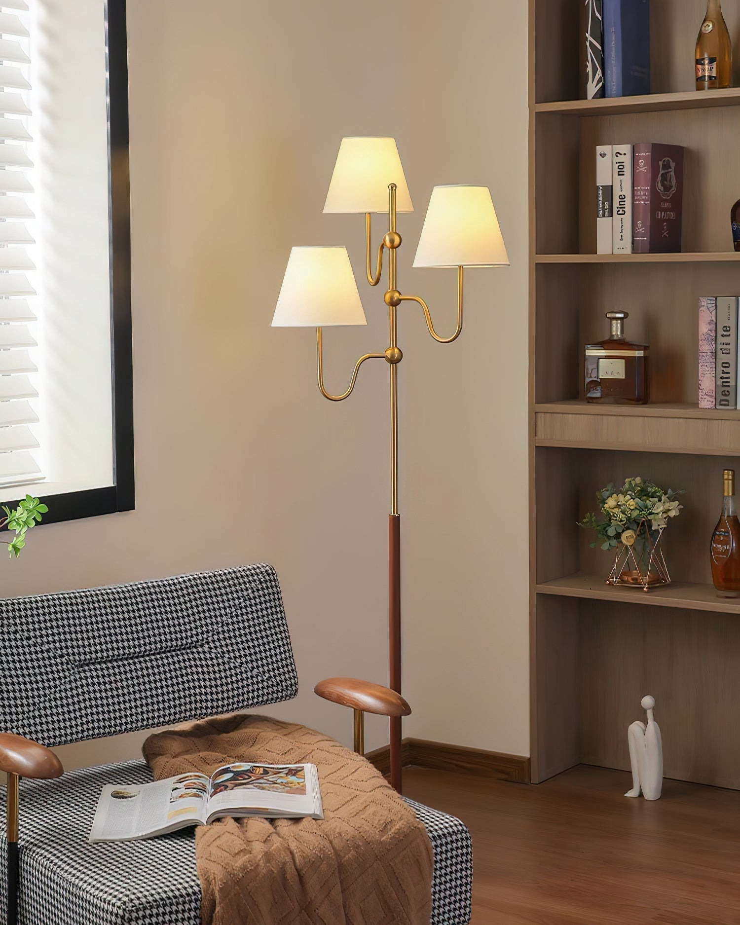 Vevenq Floor Lamp Cloth Shade