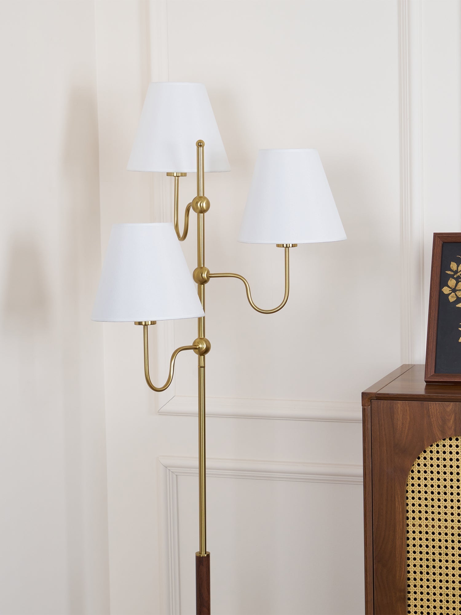 Vevenq Floor Lamp Cloth Shade