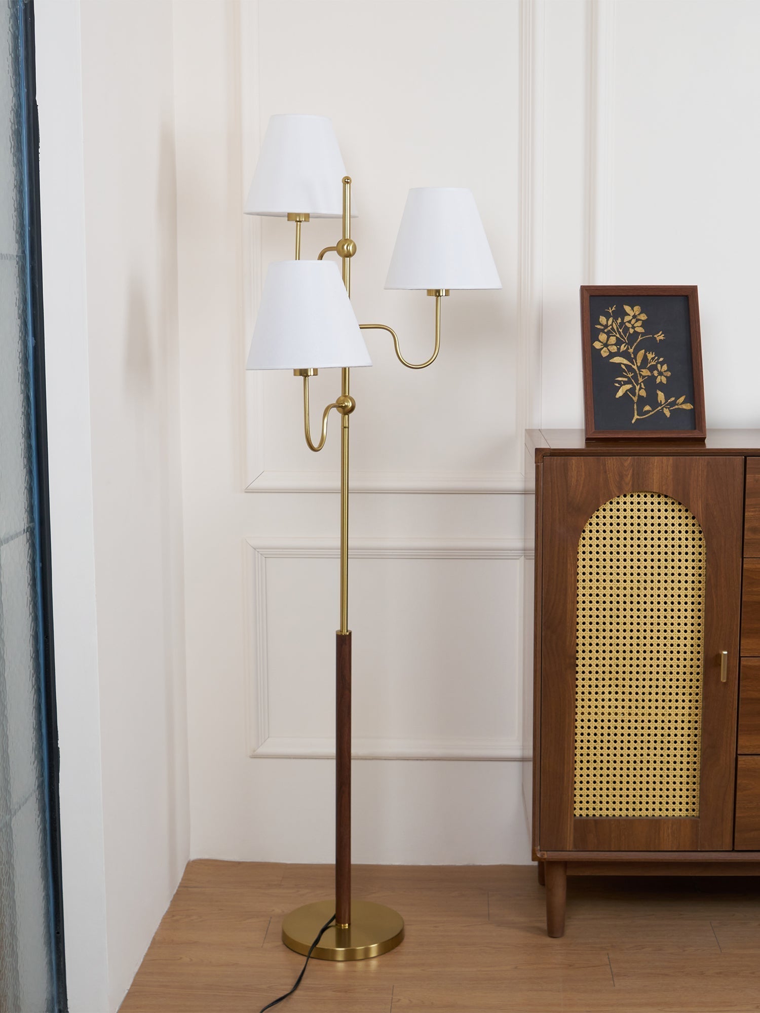 Vevenq Floor Lamp Cloth Shade