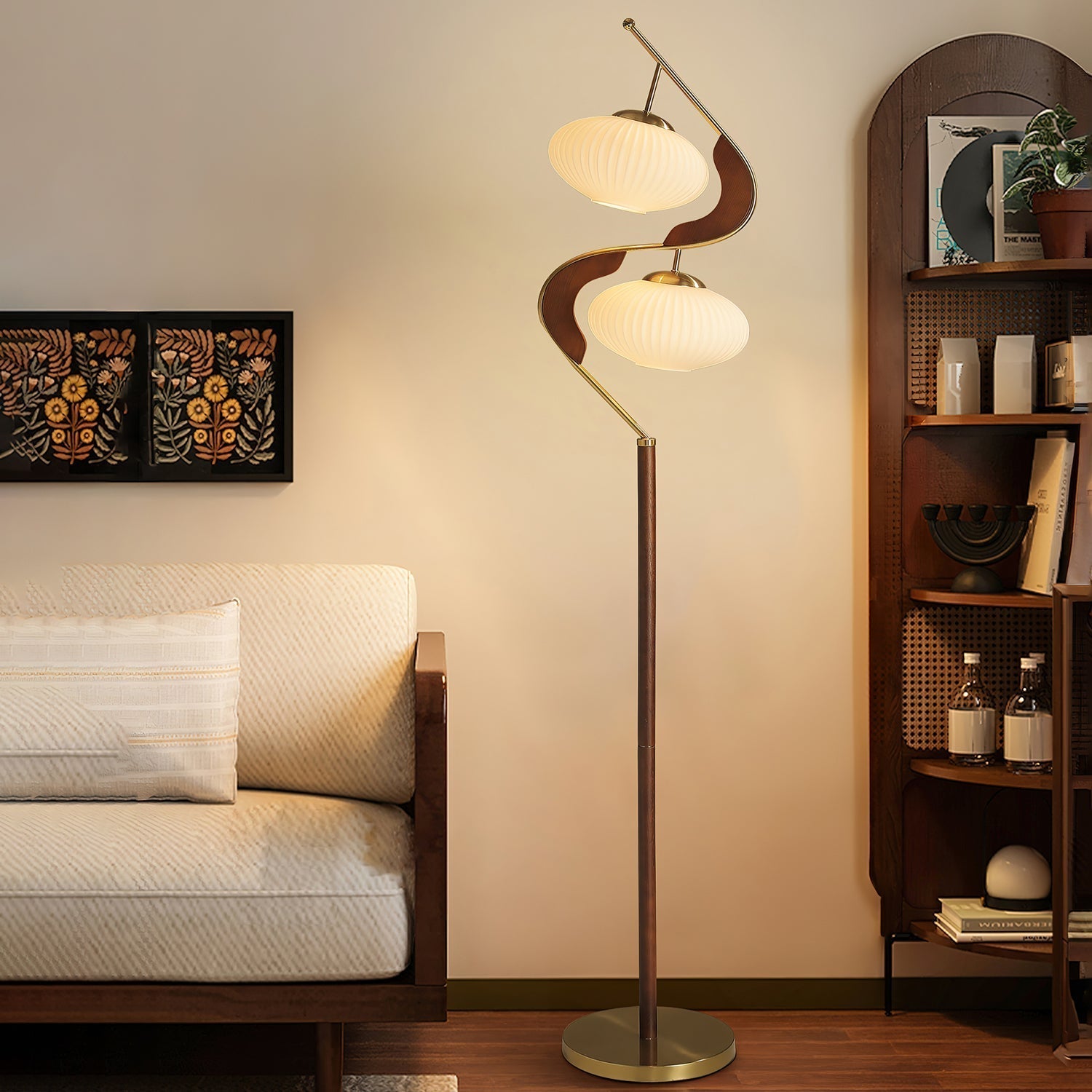 Emily Modern Floor Lamp - Neutral Decor