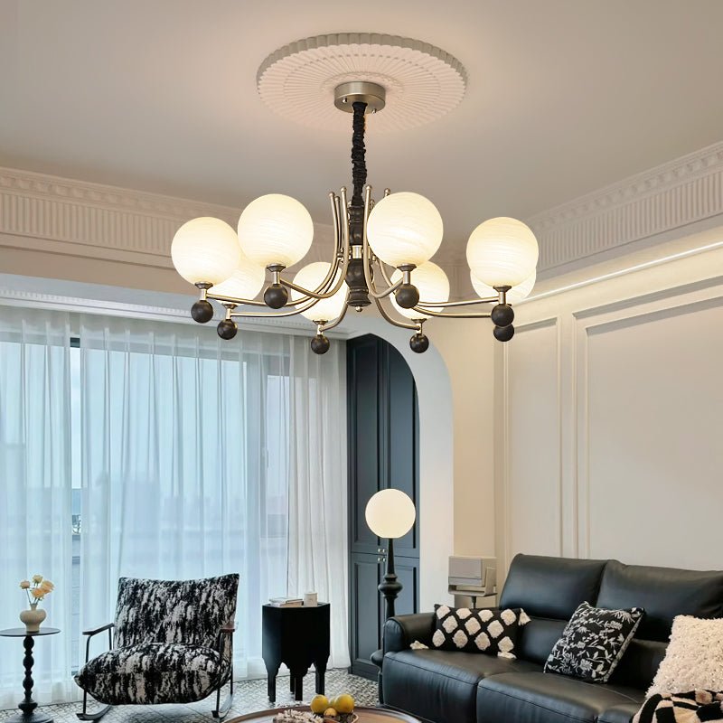 Serenus Traditional Sphere Wood Chandelier