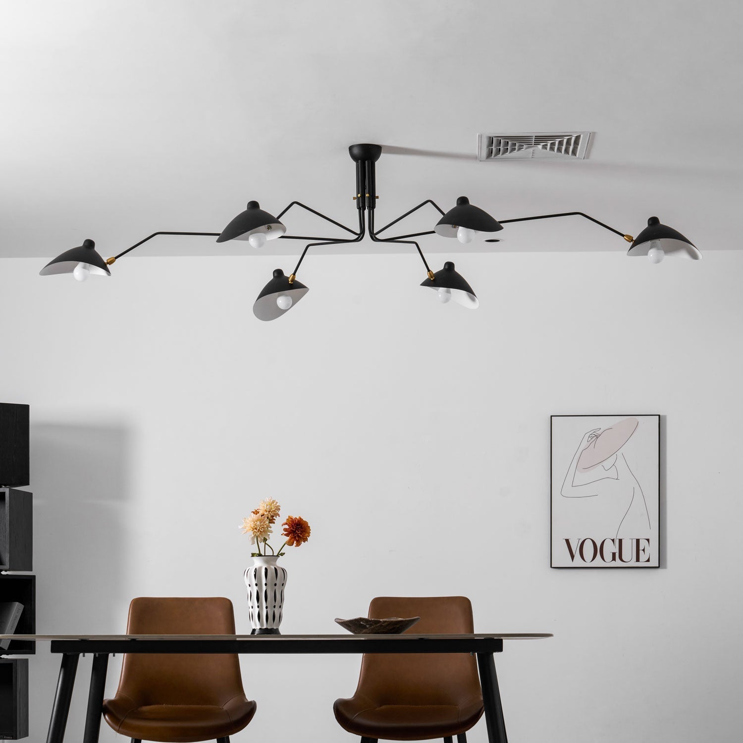 Lustra Minimalist Metal Ceiling Light Three Arm