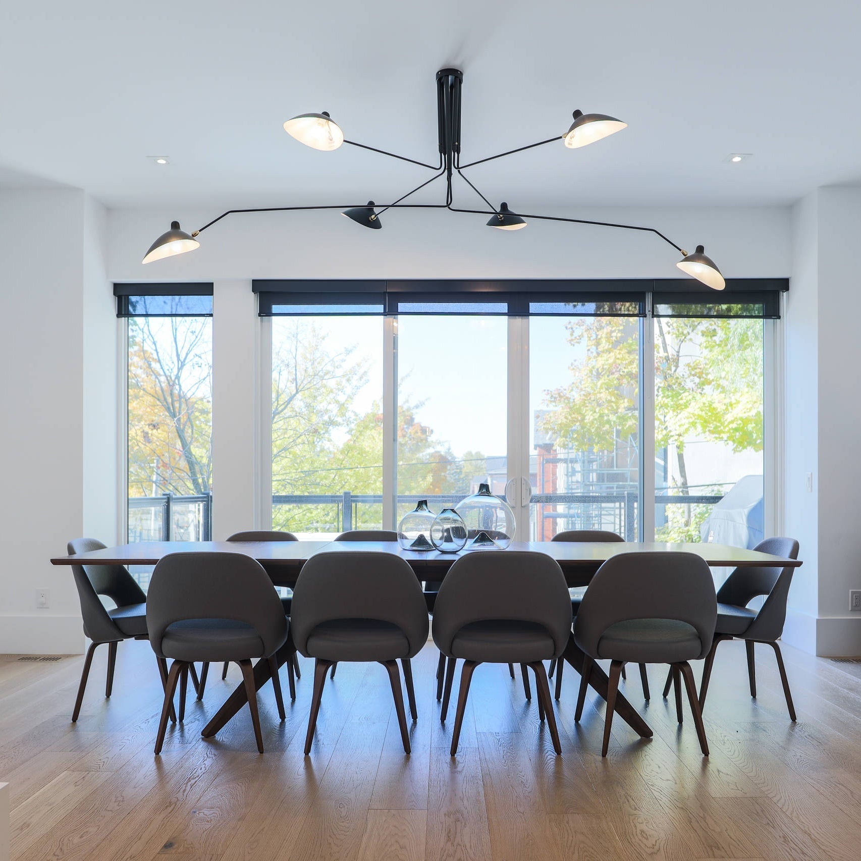 Lustra Minimalist Metal Ceiling Light Three Arm